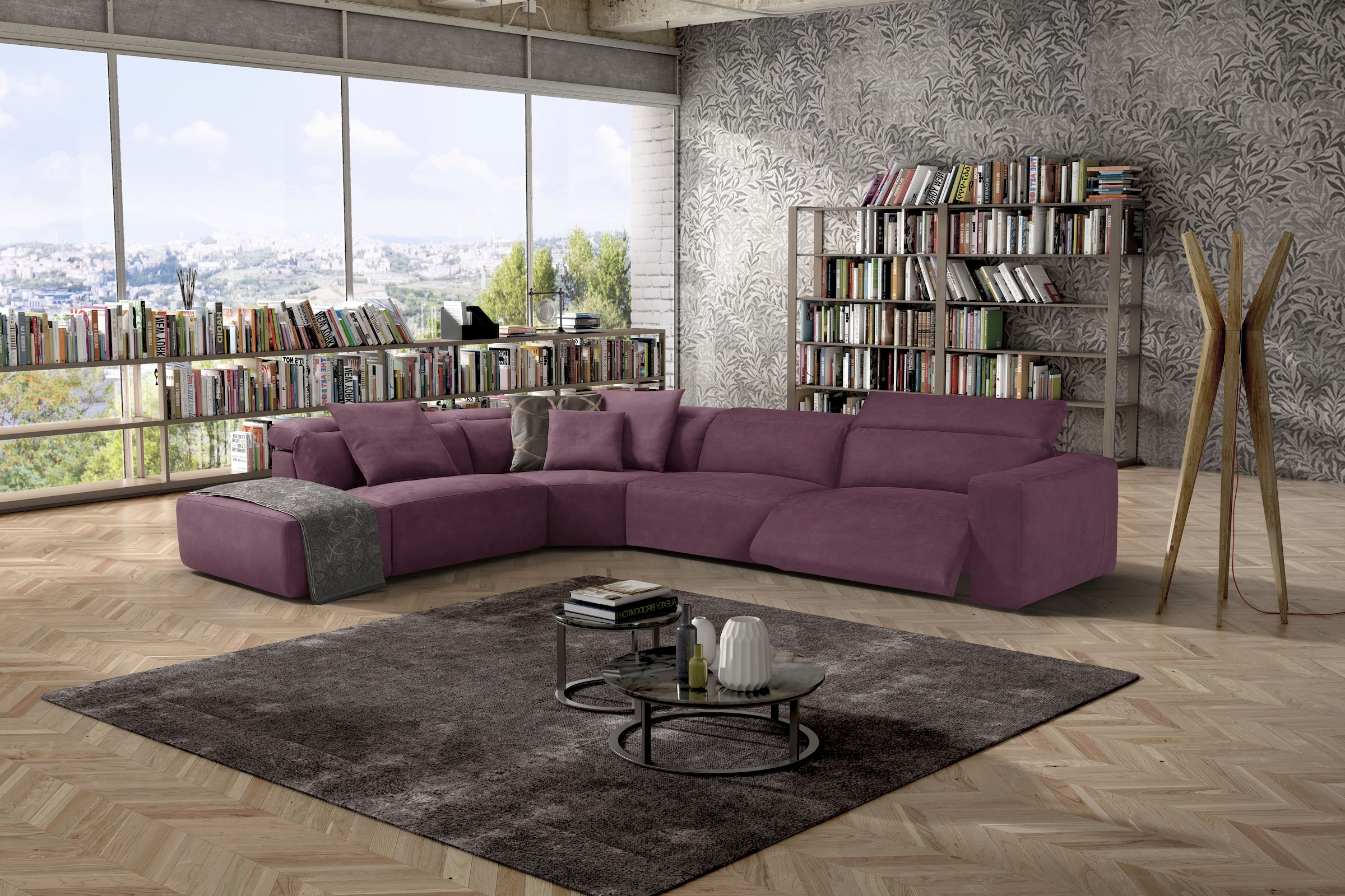 Egoitaliano Ecksofa »Beverly, extravangantes Designsofa mit erstklassigem S günstig online kaufen