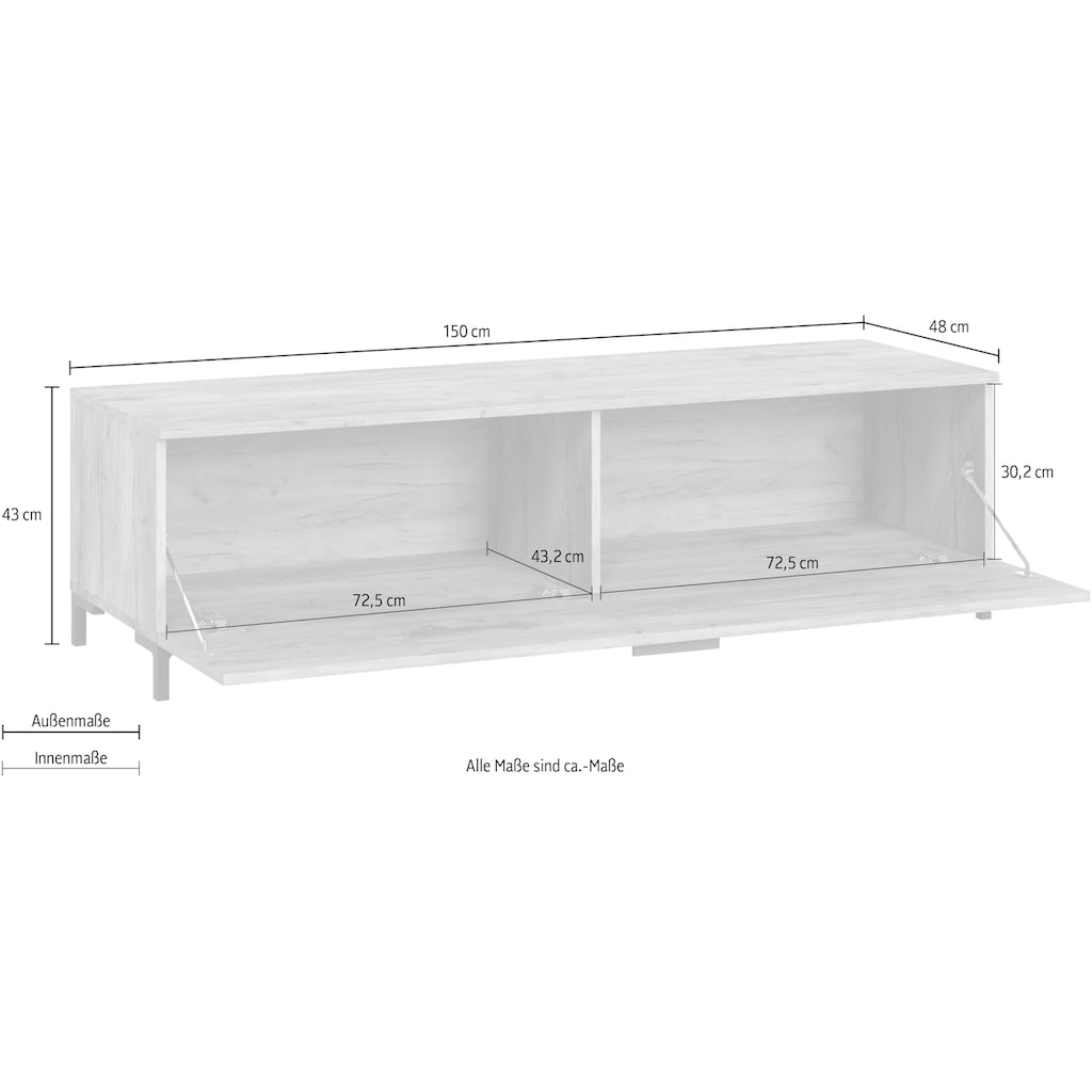 INOSIGN Lowboard »Alternative«, Breite 150 cm