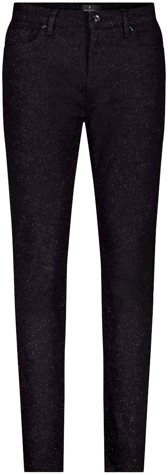 Monari Röhrenhose, mit Glitzerdruck