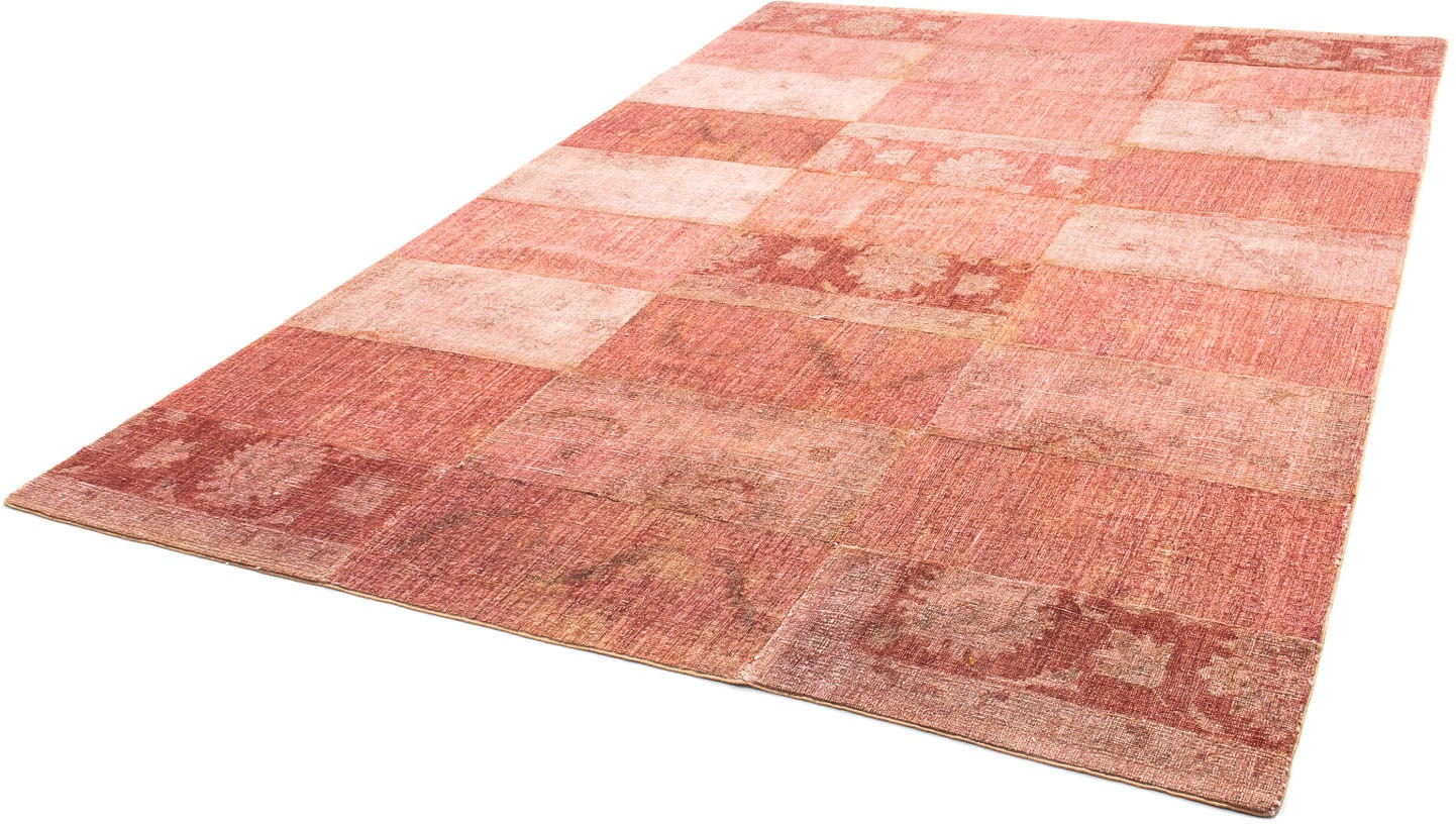 morgenland Teppich »Patchwork - 270 x 181 cm - hellrot«, rechteckig, 7 mm H günstig online kaufen