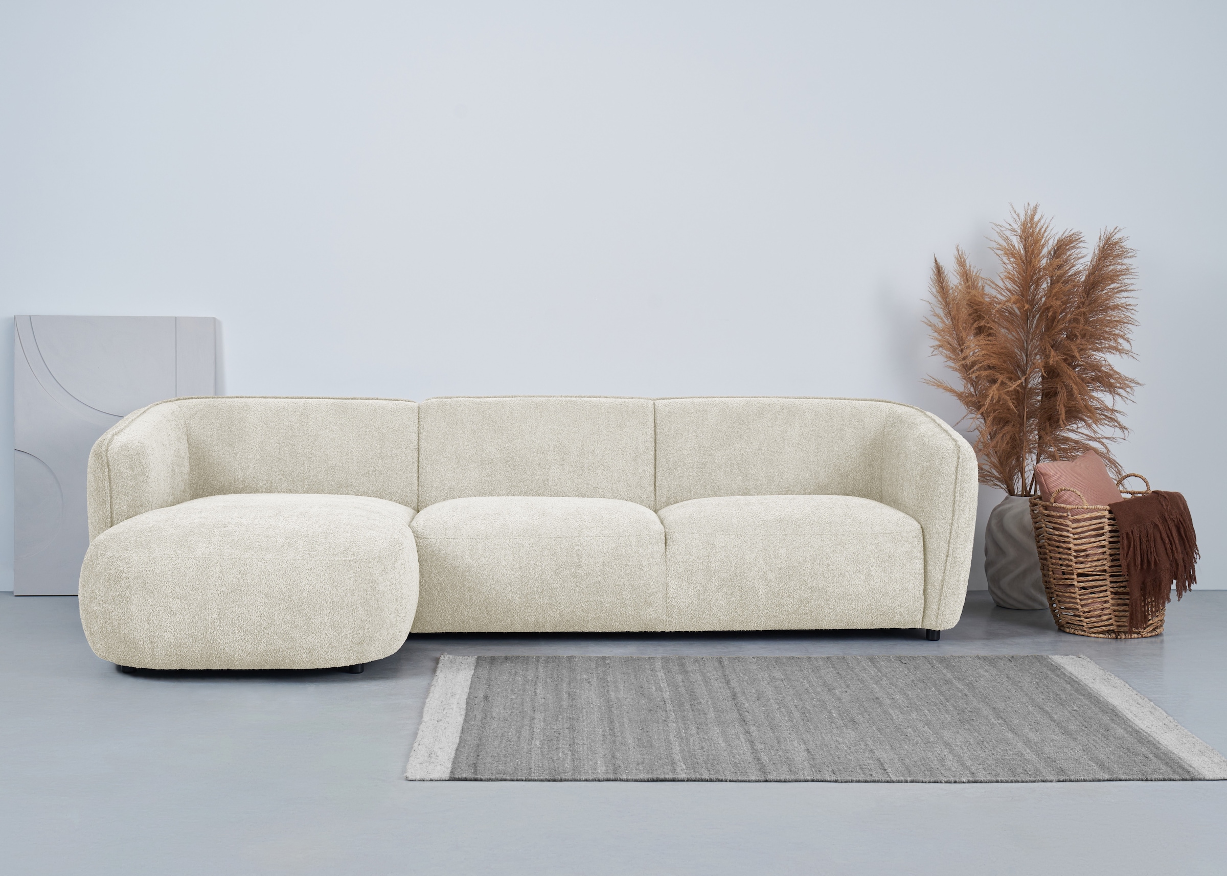 andas Ecksofa »Ostrup«, schlichtes modernes Design, in verschiedenen Farben günstig online kaufen