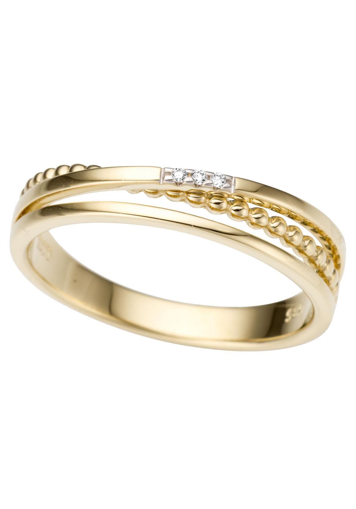 Firetti Goldring »Schmuck Geschenk Gold 333 Damenring Goldring«, mit Brillanten