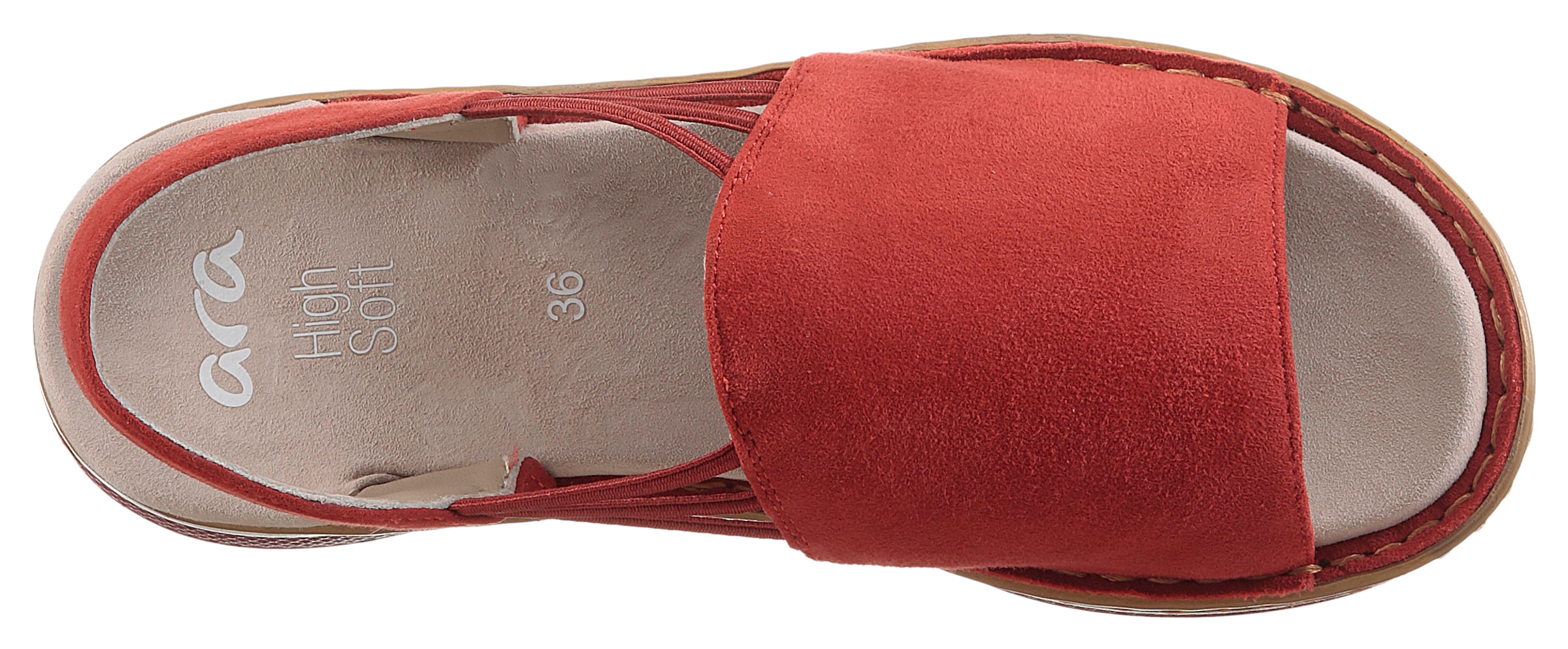 Ara Riemchensandale »HAWAII«, Sommerschuh, Sandalette, Keilabsatz, mit Stretch-Bänder, G-Weite