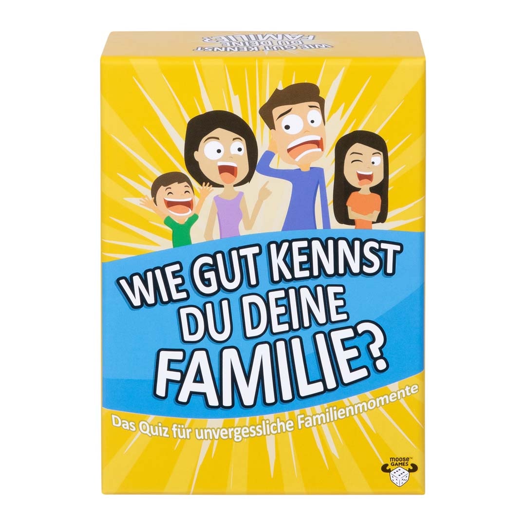 Moose Spiel »Wie gut kennst du deine Familie?«