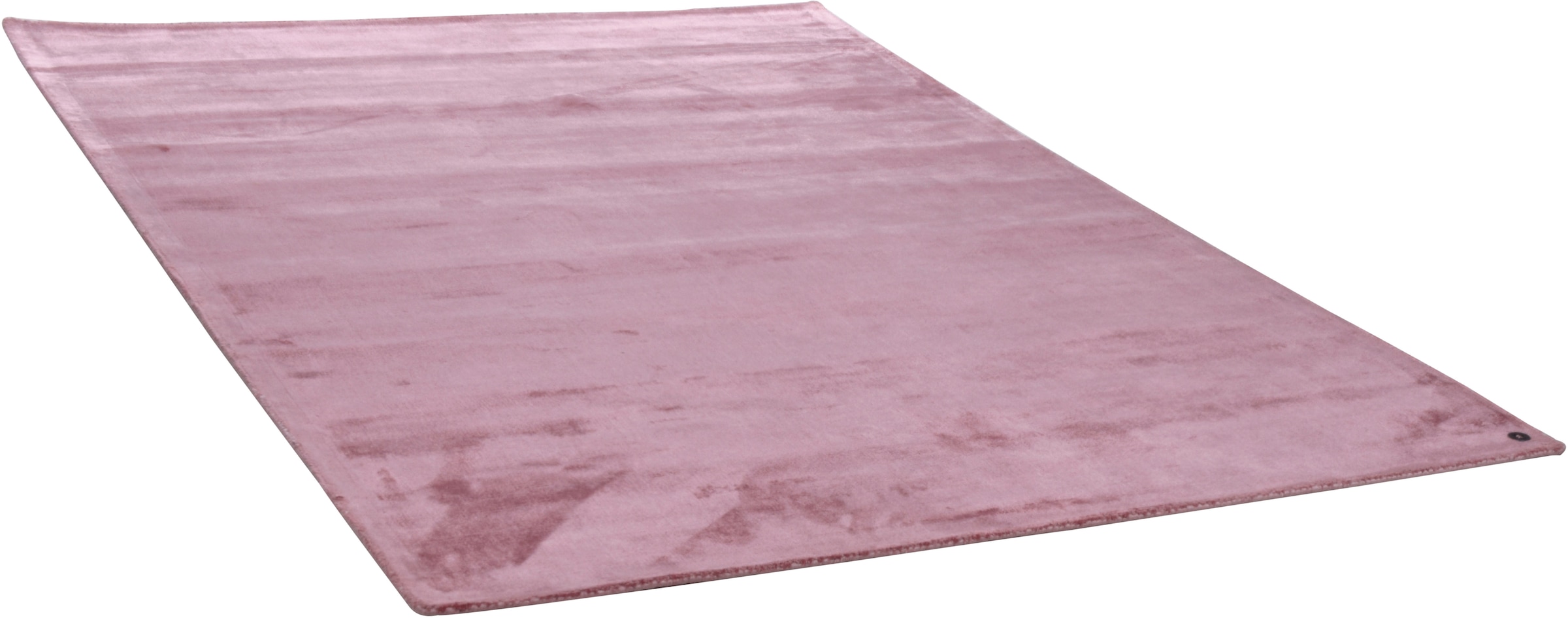TOM TAILOR HOME Teppich »Shine uni«, rechteckig, 8 mm Höhe, Handweb Teppich, 100% Viskose, handgewebt, mit elegantem Schimmer