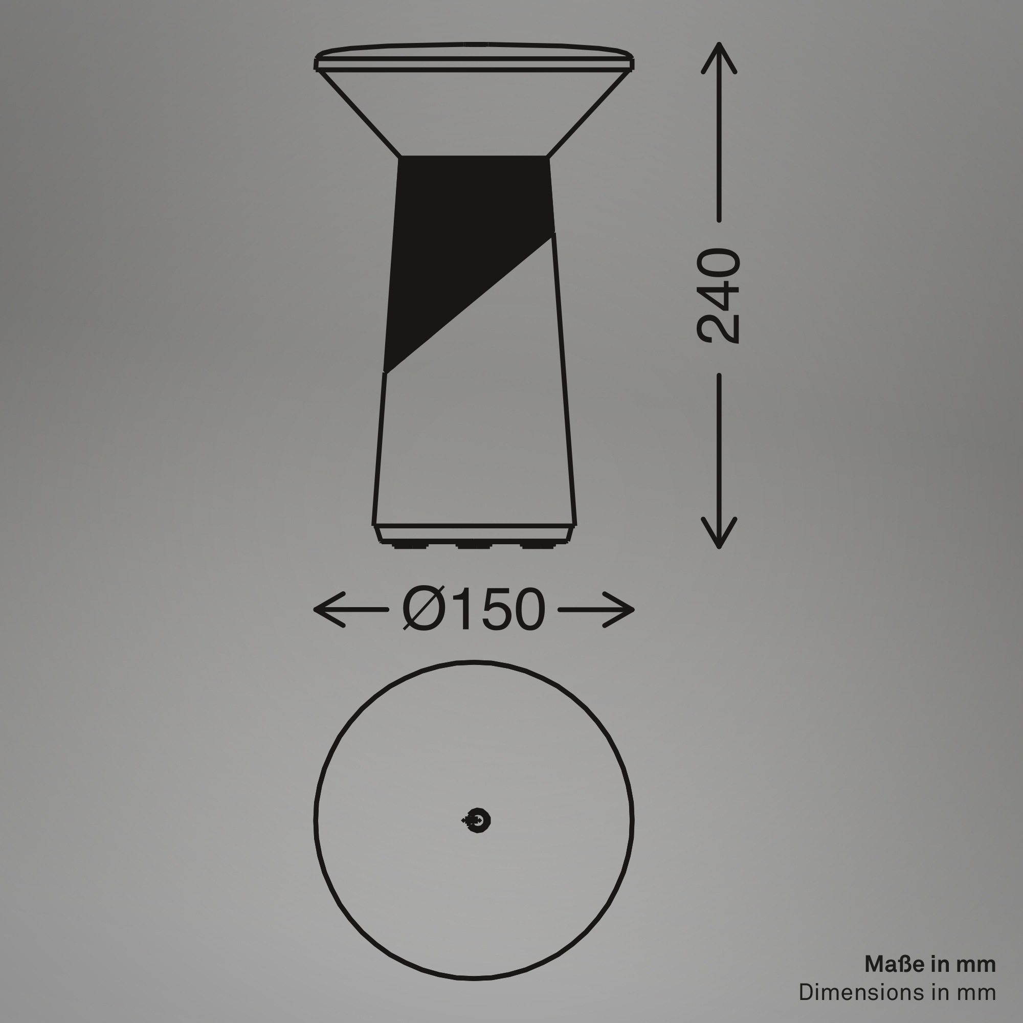Briloner Leuchten LED Tischleuchte »PILIA« LED-Board 1 Stk. Warmweiß 15x24 cm, Akku tauschbar, Indoor/Outdoor, Wohnzimmer, Balkon