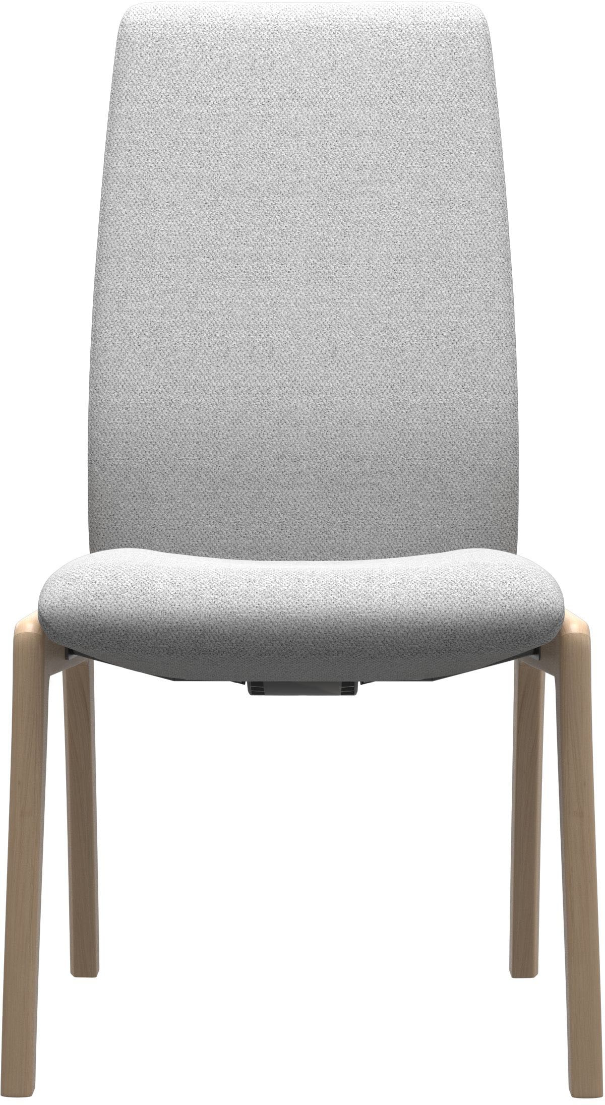 Stressless® Polsterstuhl »Laurel«, ROHLEDER Stoff Q2 FARON, High Back, Größe L, mit abgerundeten Beinen in Eiche natur