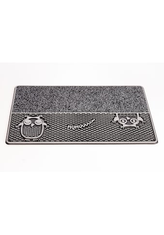 CarFashion Fußmatte »DC Clean Eulen«, rechteckig, 8 mm Höhe, mit Spruch, In- und... kaufen