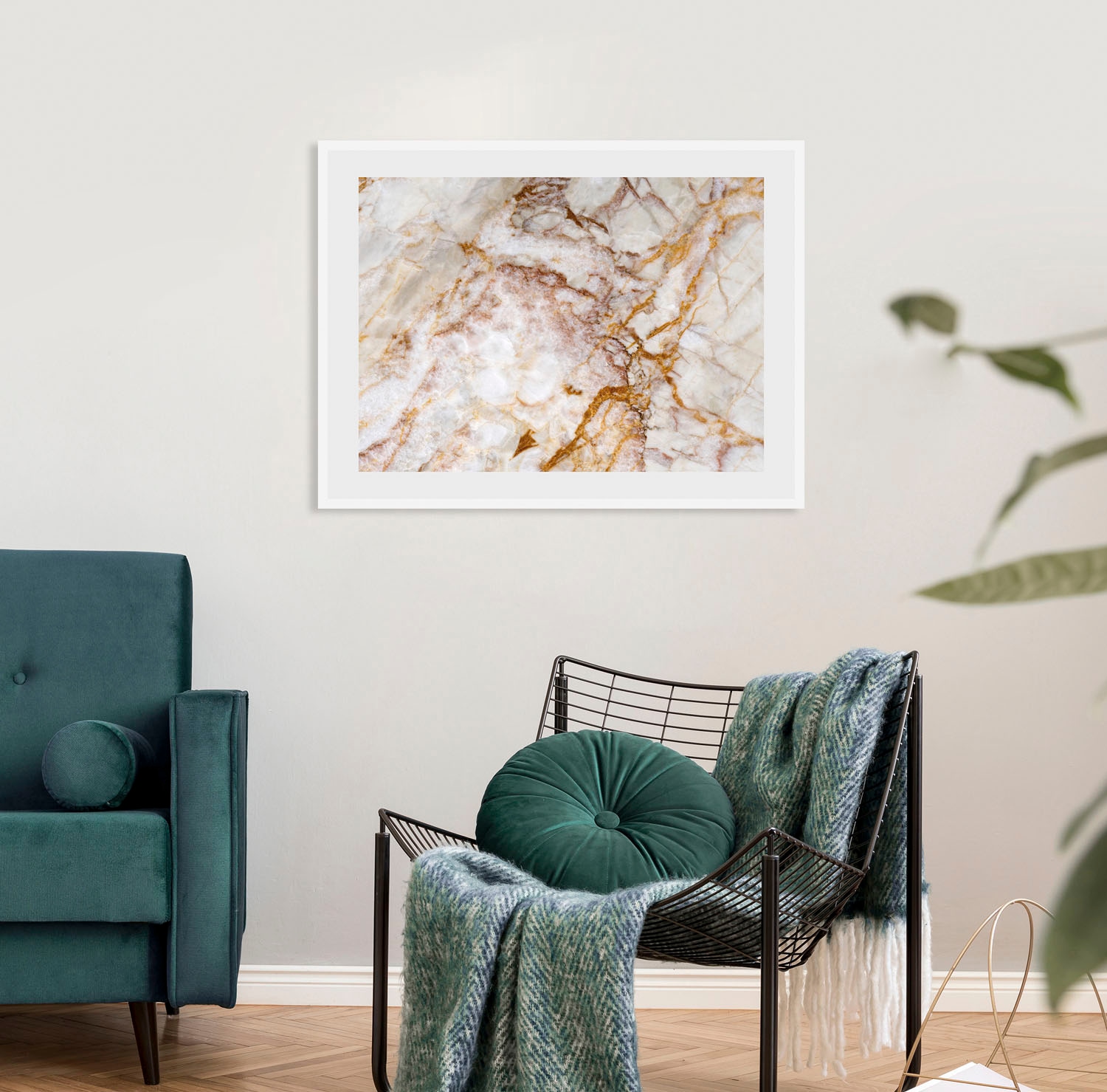 queence Bild »Christopher«, Abstrakt-Marmor-Kunst-Gemälde, (1 St.), HD Prem günstig online kaufen