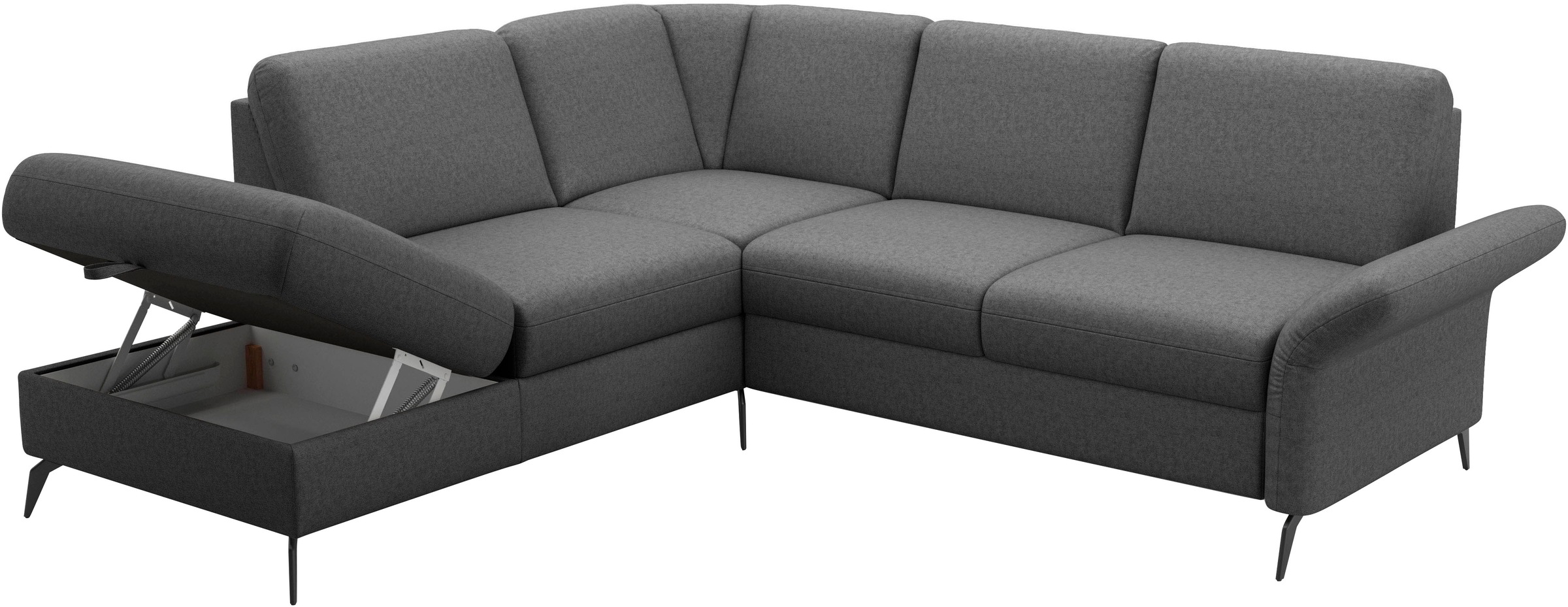 Home affaire Ecksofa »Rochelle«, wahlweise mit Bettfunktion, Bettkasten und Armteilverstellung