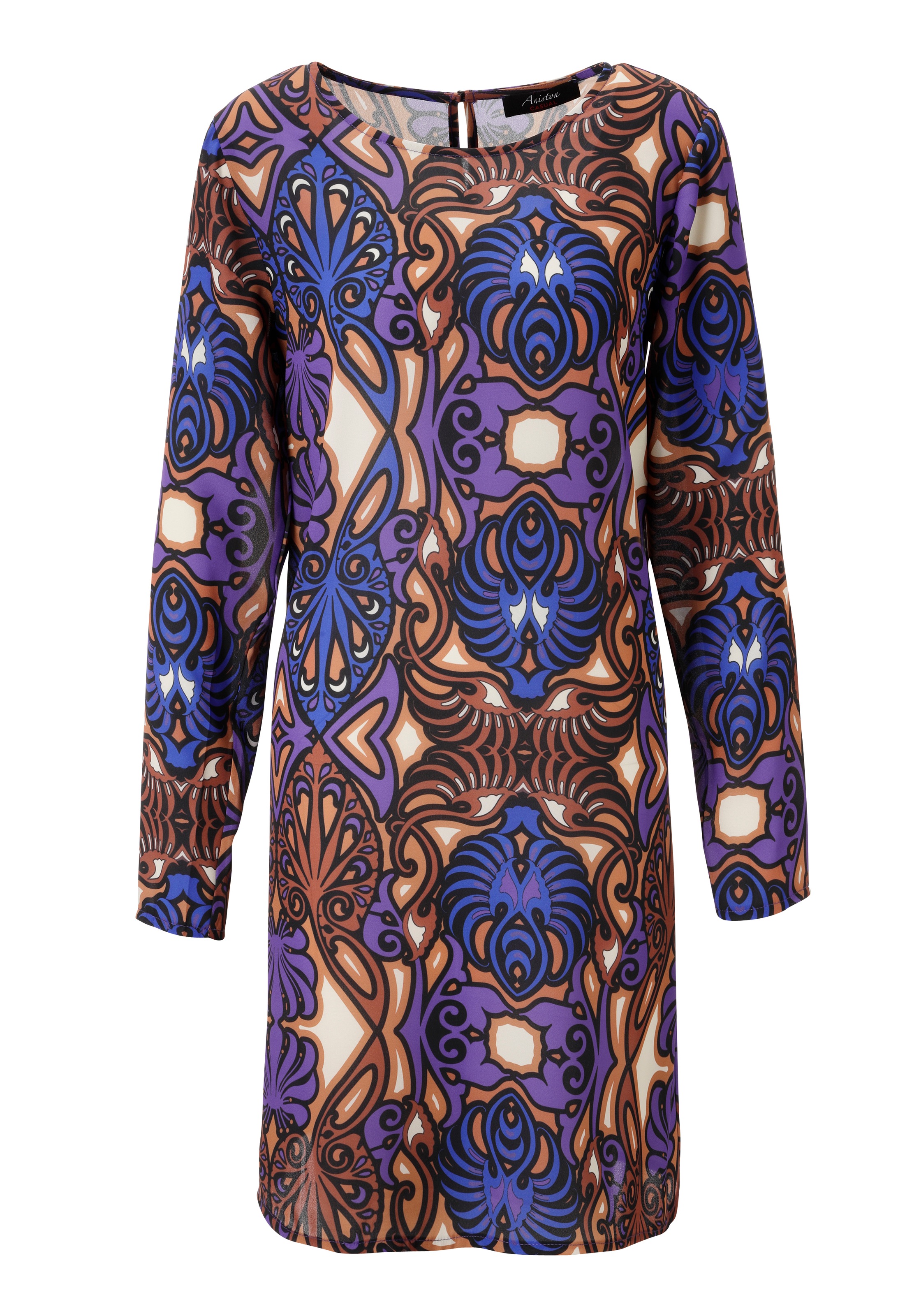 Aniston CASUAL Minikleid, mit großflächigem Ornament-Druck - NEUE KOLLEKTION