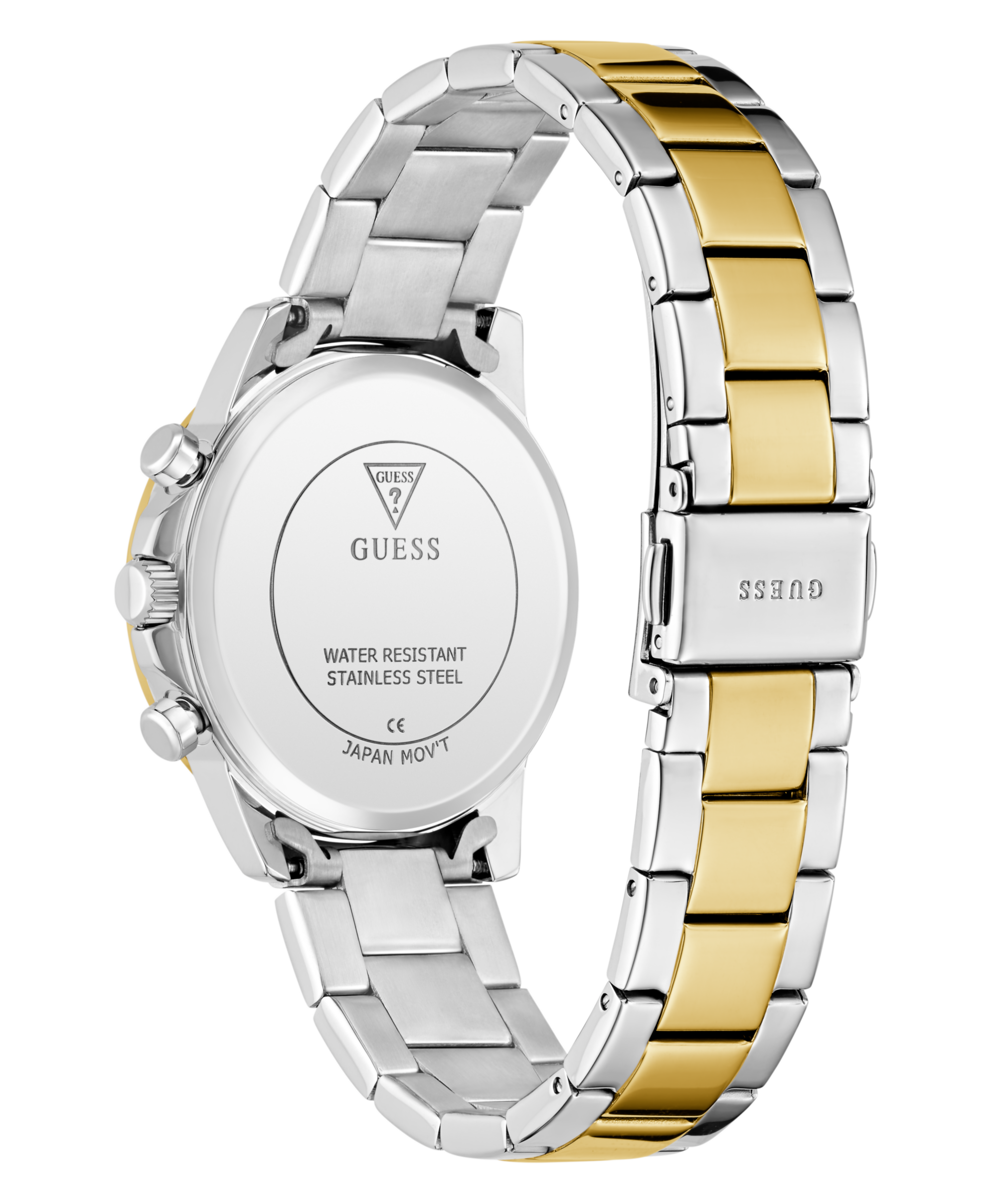 Guess Multifunktionsuhr »BAILEY«, Quarzuhr, Armbanduhr, Damenuhr, Edelstahlarmband, Datum