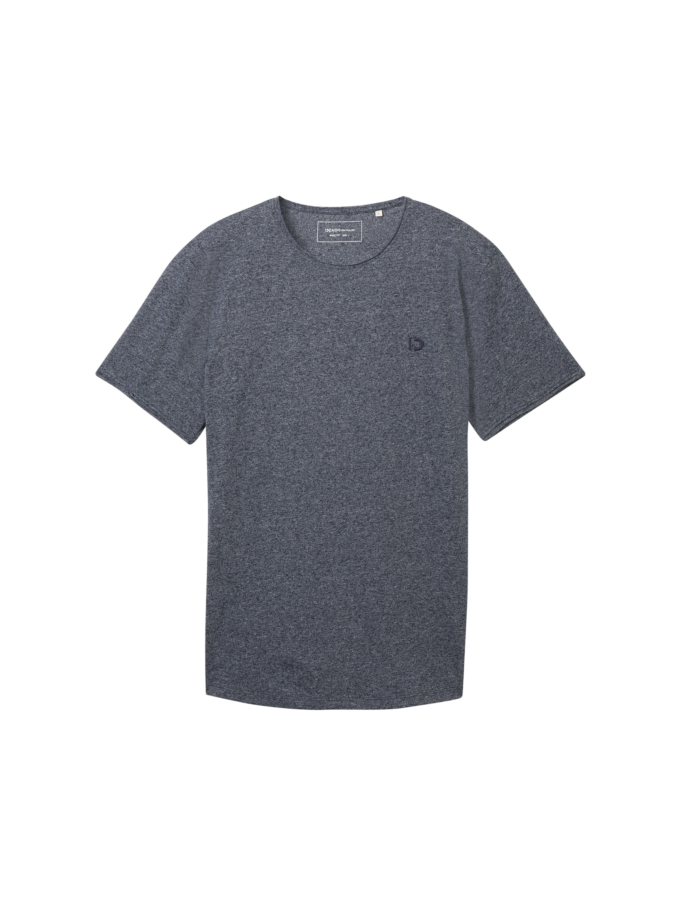 TOM TAILOR Denim T-Shirt, in Melange-Optik