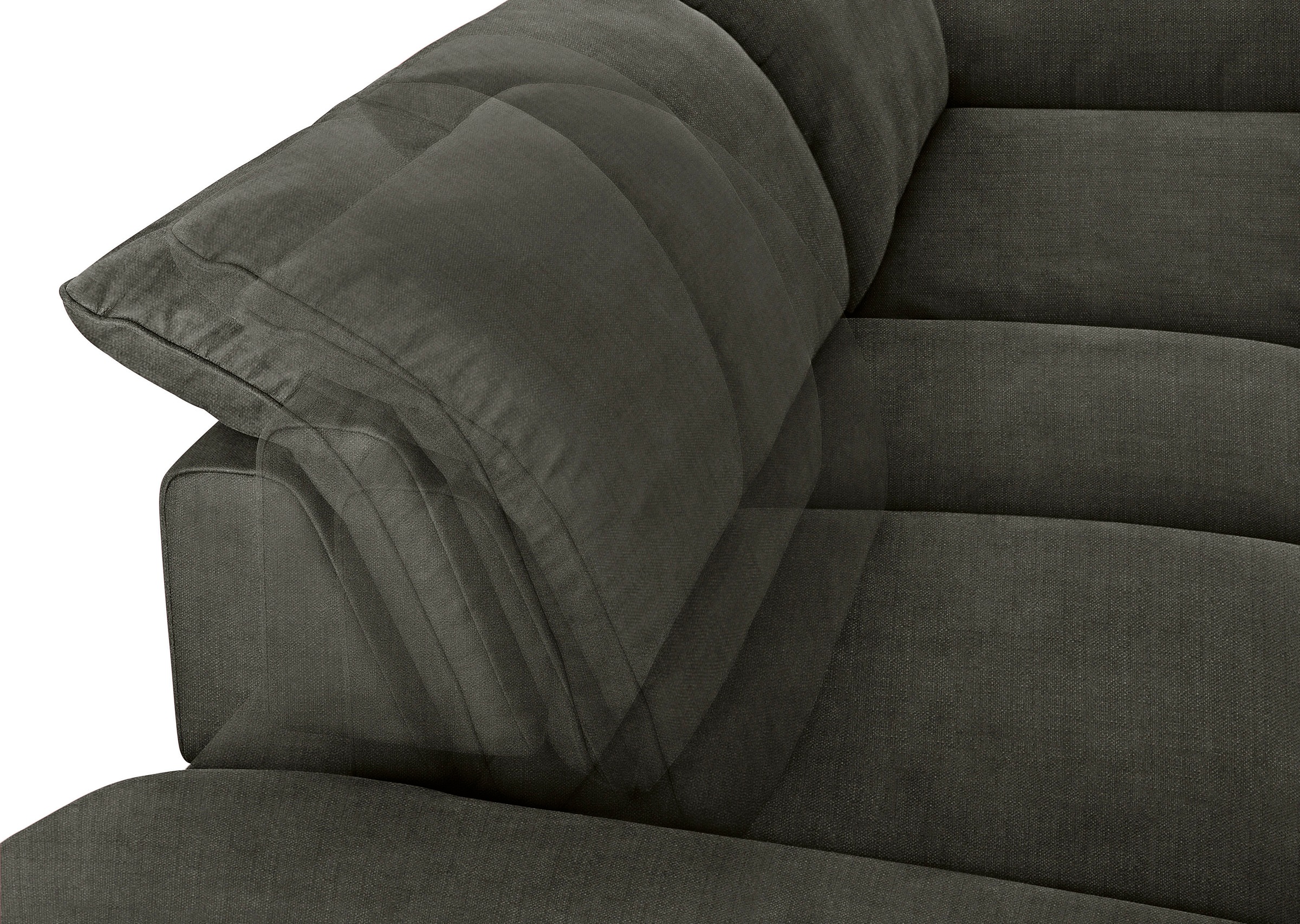 W.SCHILLIG Ecksofa »enjoy&MORE, Designsofa, bequem, zeitlos und elegant, L-Form«, Sitztiefenverstellung, Füße bronze pulverbeschichtet, Breite 310 cm