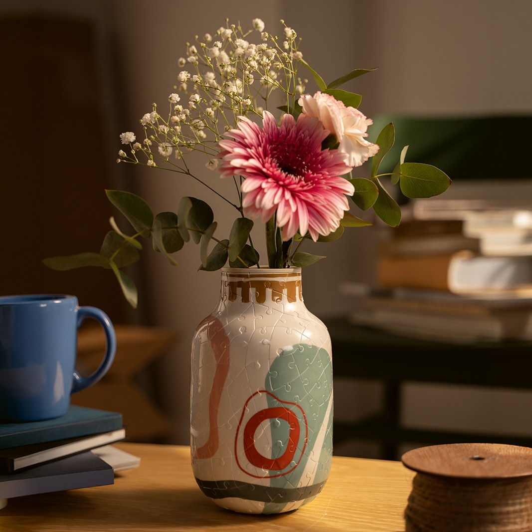 Ravensburger 3D-Puzzle »Vase Organic Beige« Made in Europe