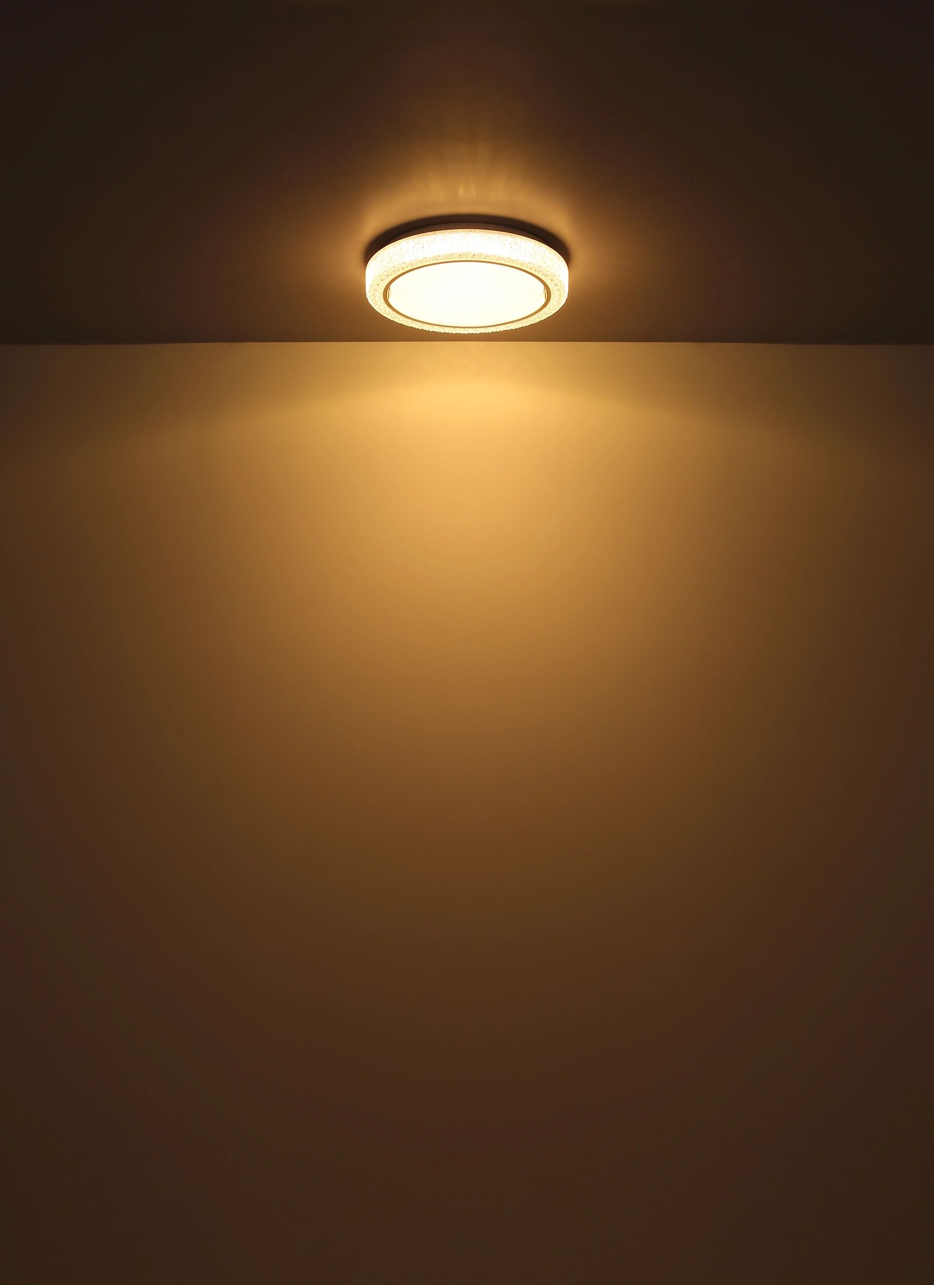 GLOBO LIGHTING LED Deckenleuchte »LIAMI« LED-Modul 1 Stk. Warmweiß Deckenlampe, Kristalle, Wohnzimmer, Schlafzimmer, elegant