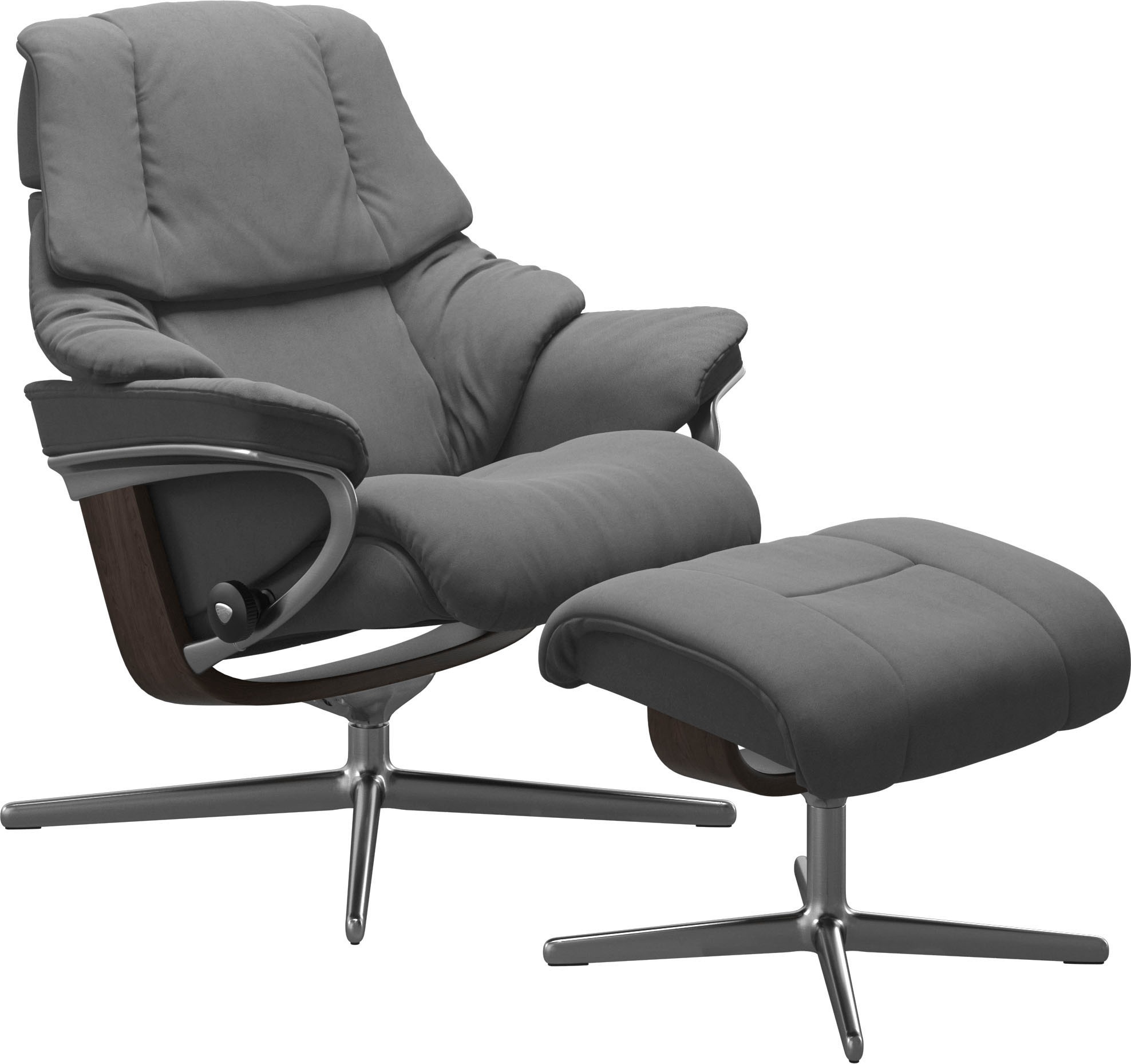 Stressless® Relaxsessel »Reno«, mit Cross Base, Größe S, M & L, Holzakzent Wenge