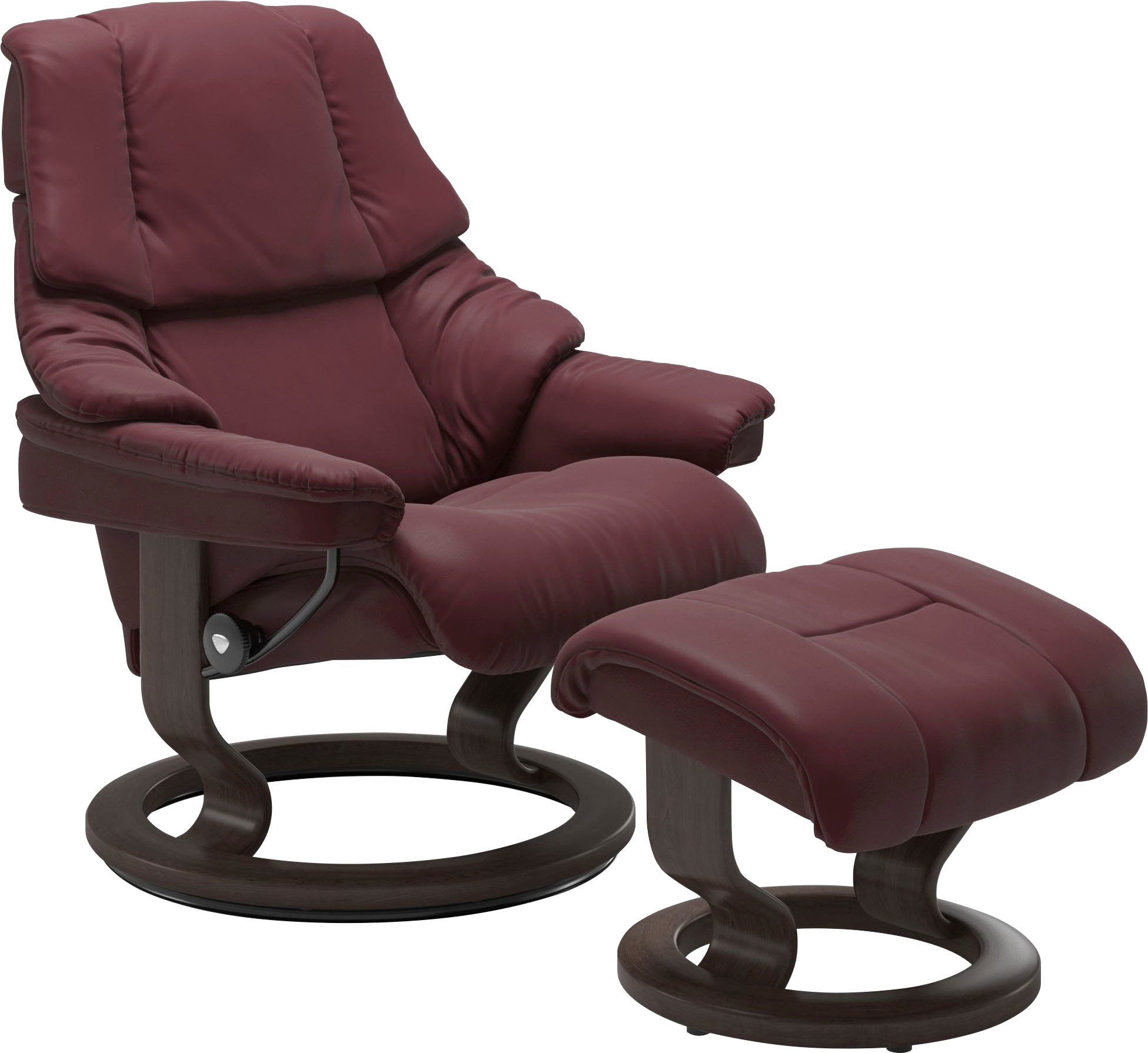 Stressless® Relaxsessel-Set »Reno«, mit Hocker, mit Classic Base, Größe S, M & L, Gestell Wenge