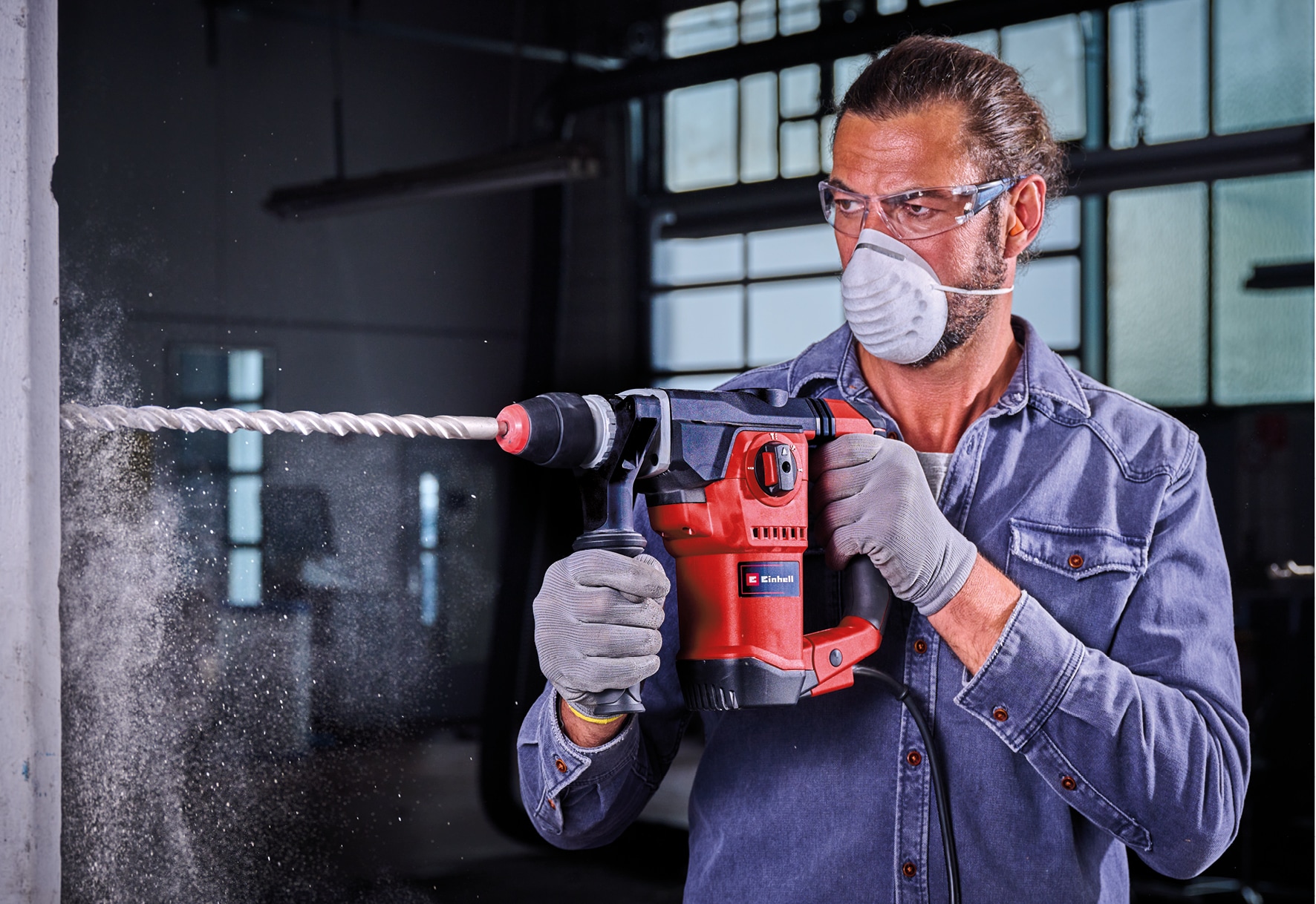 Einhell Bohrhammer »TE-RH 34/6 4F +4« 1600 W, 6 J, SDS-plus, Schlagwerk, 4 Funktionen, Koffer, 3x Bohrer