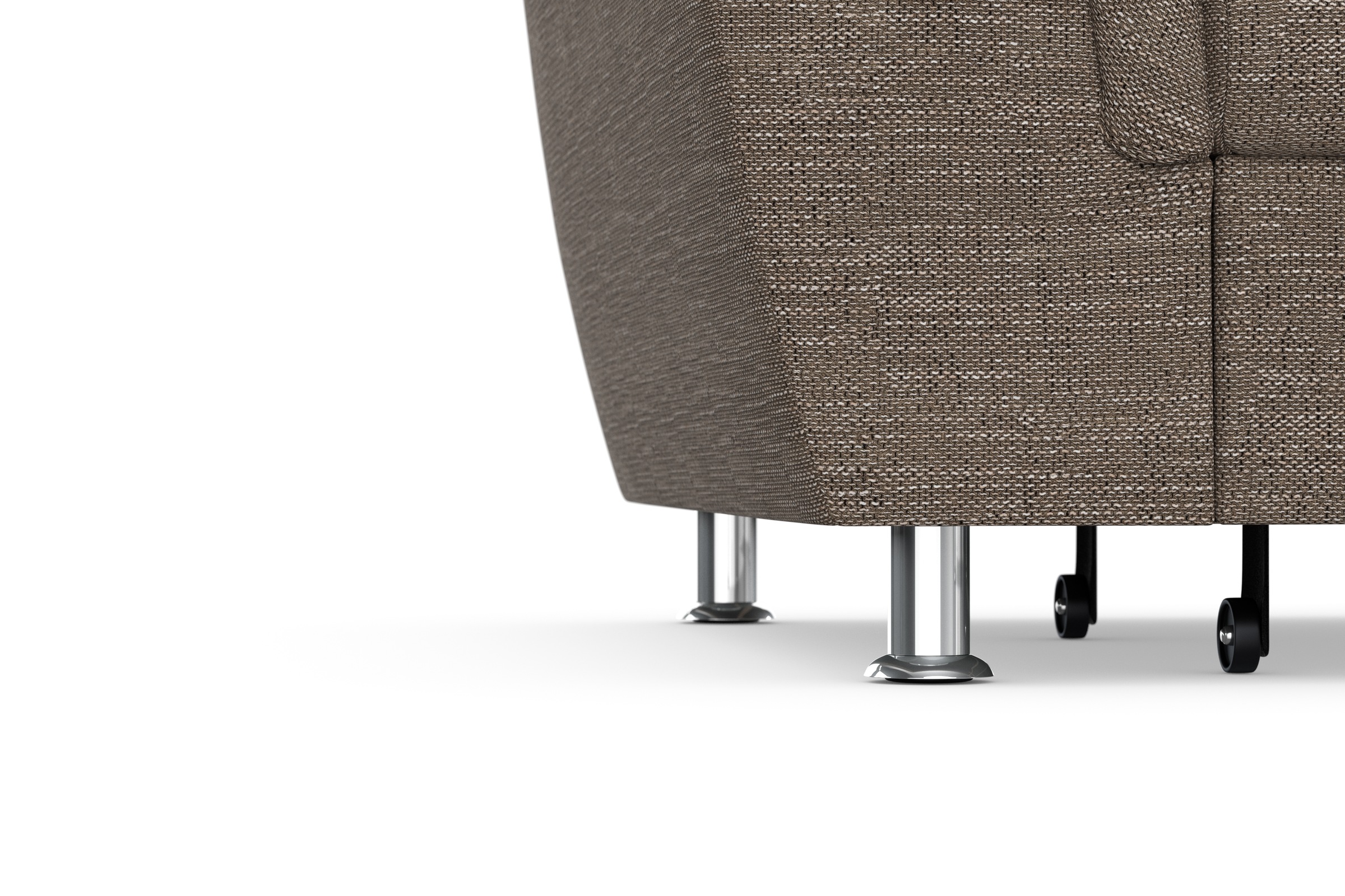 DOMO collection Ecksofa Franzi, wahlweise mit Bettfunktion, Bettkasten und Kopfteilverstellung
