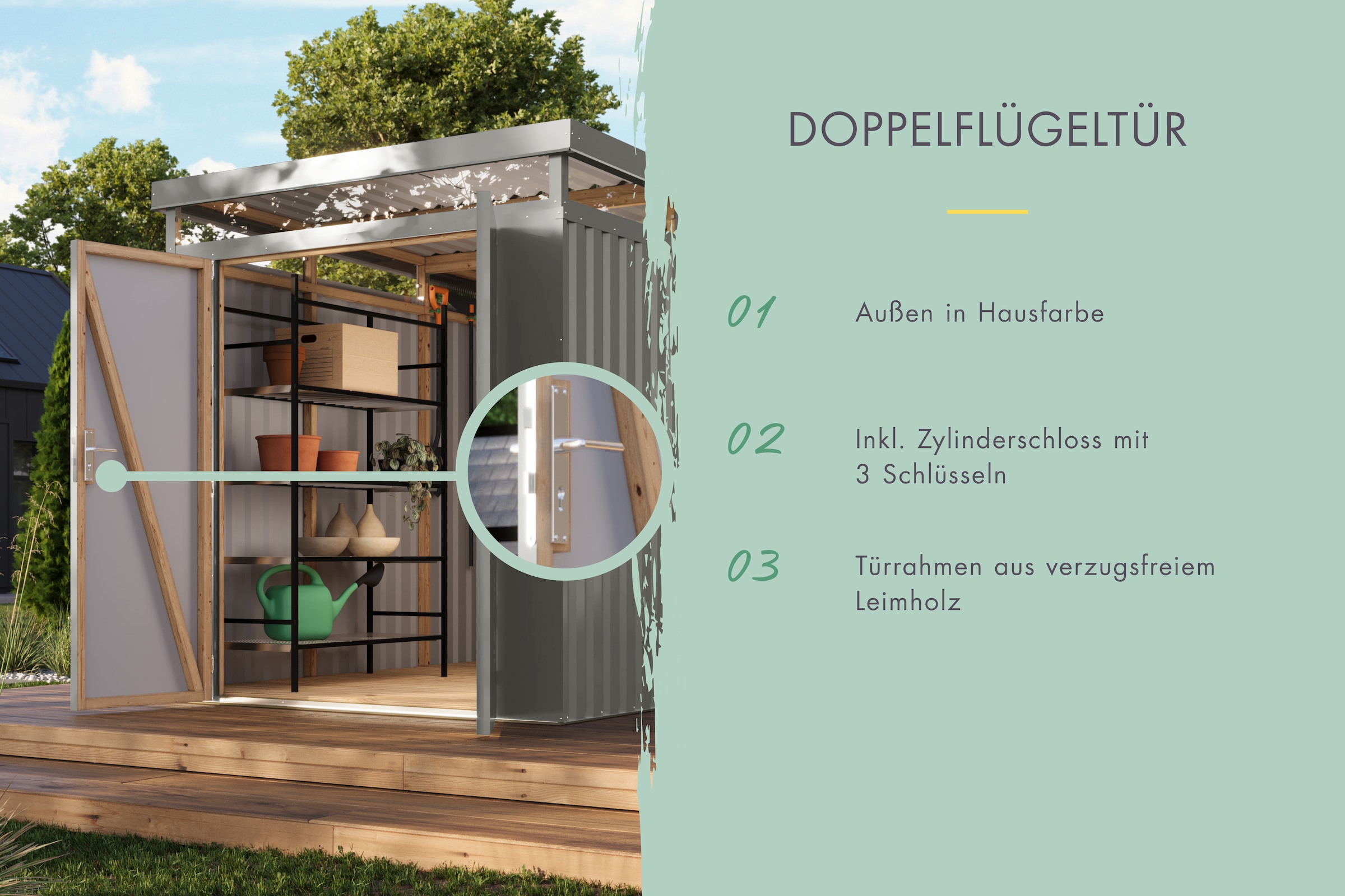 Karibu Gerätehaus »Titanium 3,5«