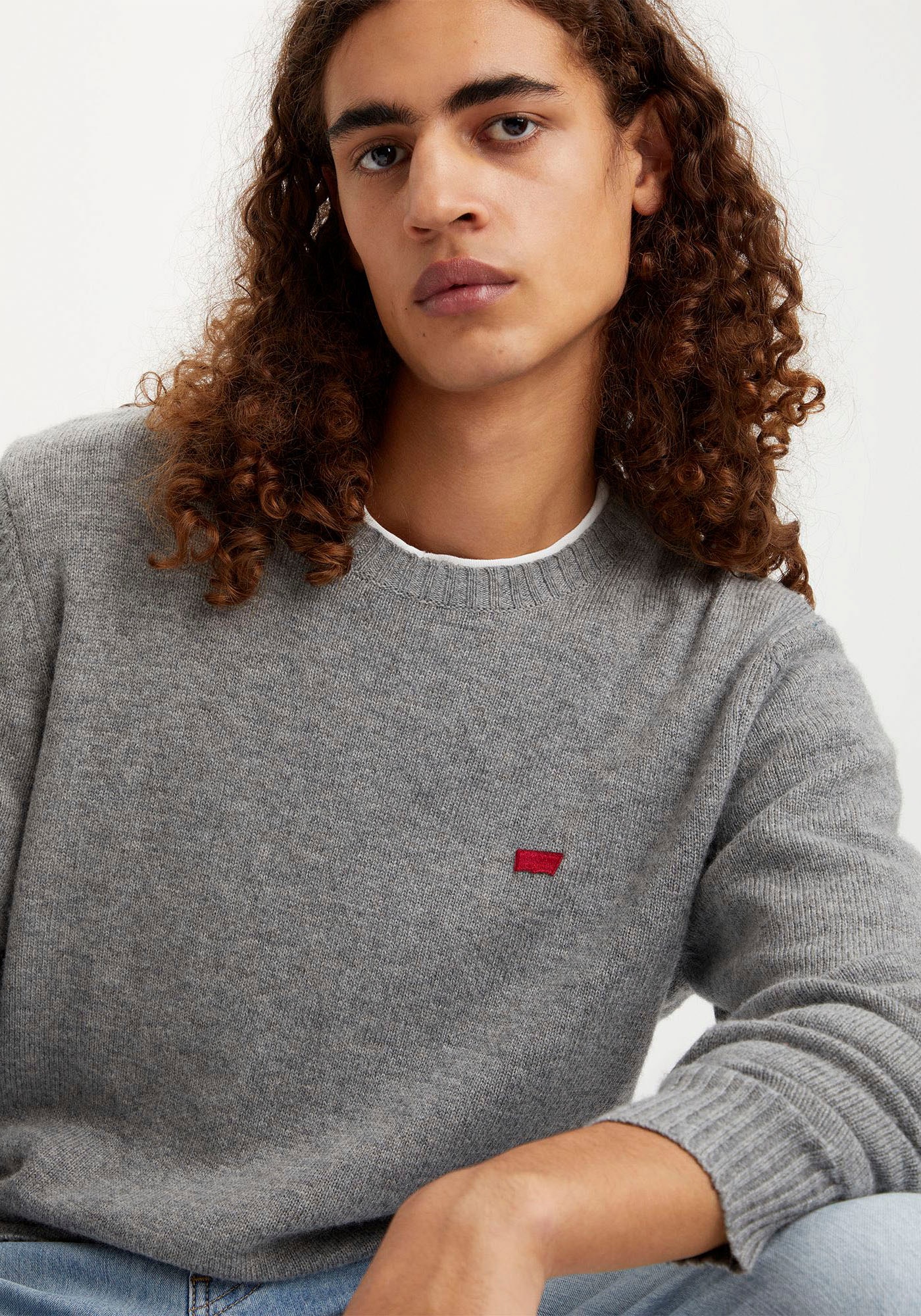 Levi's® Wollpullover »ORIGINAL HM SWEATER«, in klassischer Rundhalsform