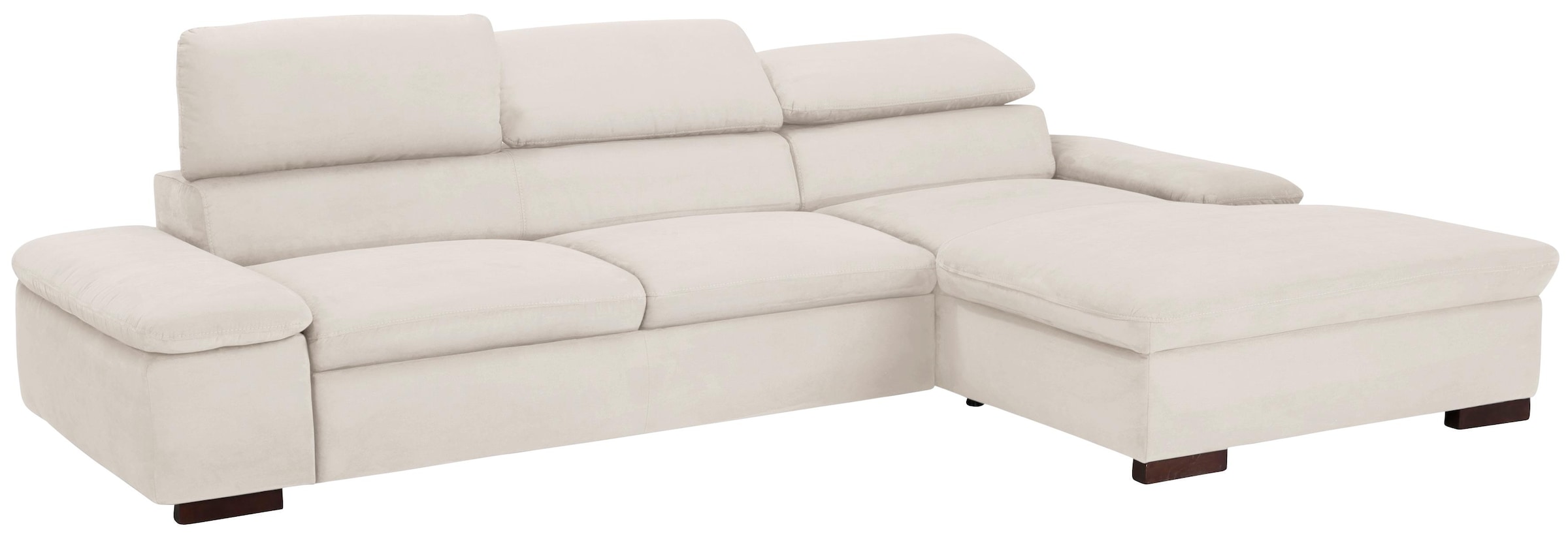 Home affaire Ecksofa »Alberto L-Form« mit Kopfteilverstellung, wahlweise mit Bettfunktion