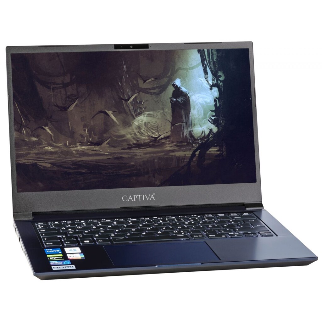 CAPTIVA Gaming-Notebook »Advanced Gaming I68-411«, / 14 Zoll, Intel, Core i5, GeForce RTX 3050 Ti, 500 GB SSD