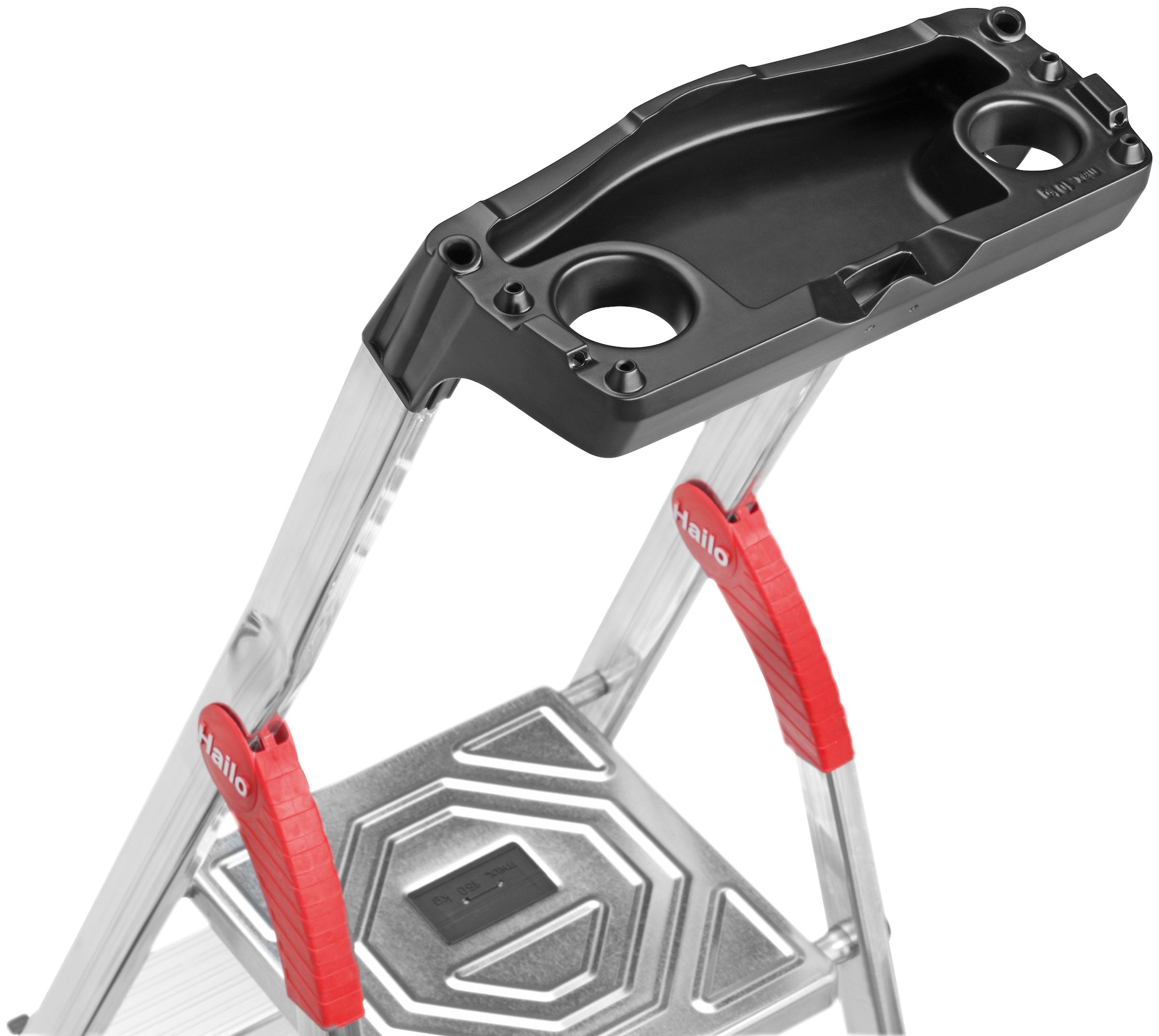 Hailo Stehleiter »L60 StandardLine«, Alu-Sicherheits-Stehleiter 3 Stufen