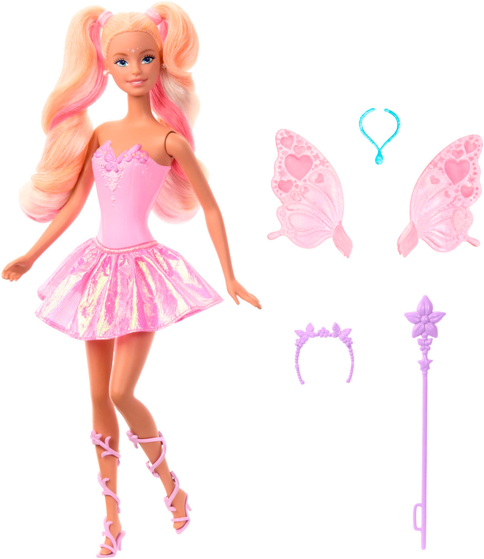 Barbie Anziehpuppe »Barbie Fee mit Farbwechseleffekt«