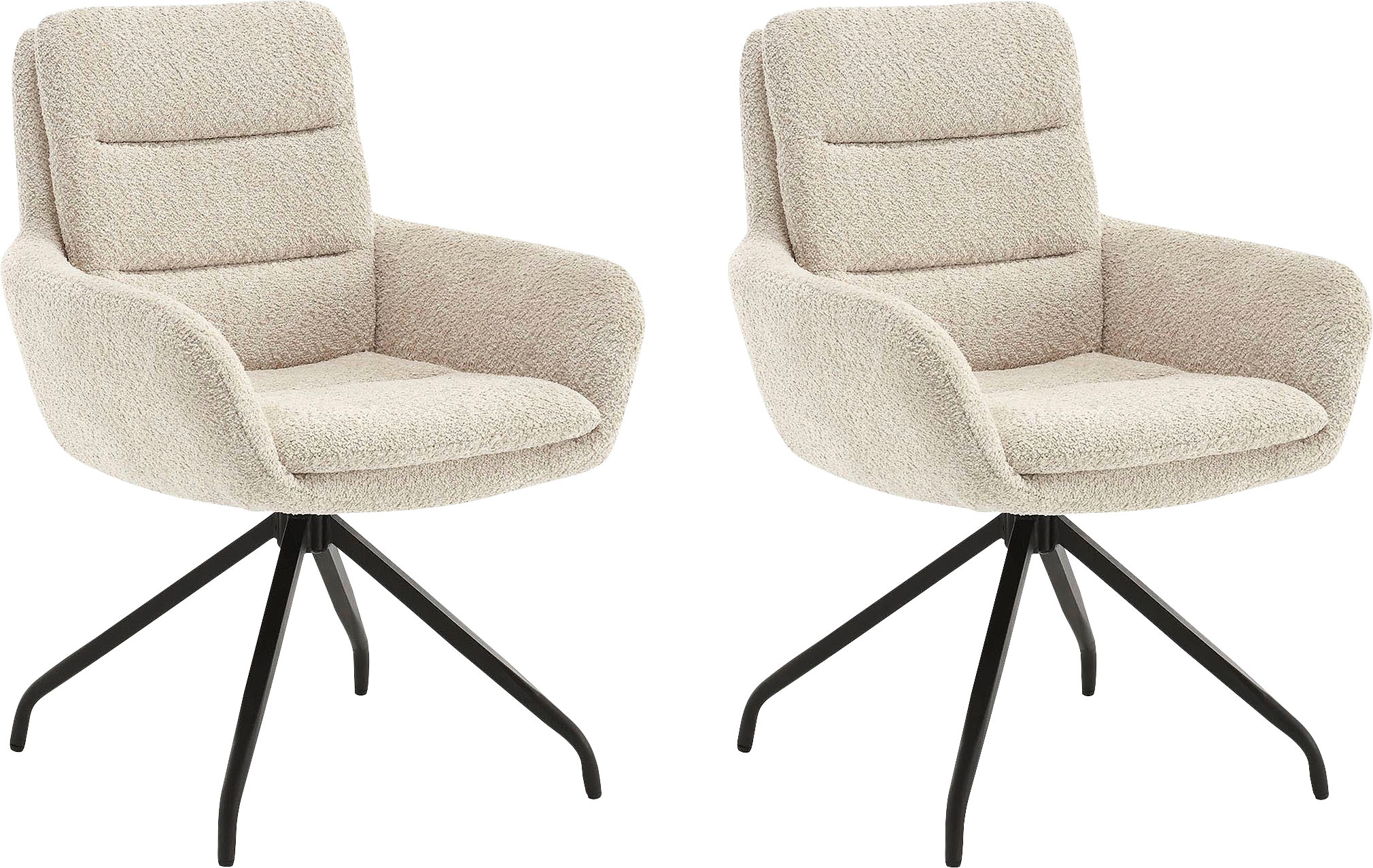 Home affaire Esszimmerstuhl »Taragona«, (Set), 2 St., Boucle, mit unterschi günstig online kaufen