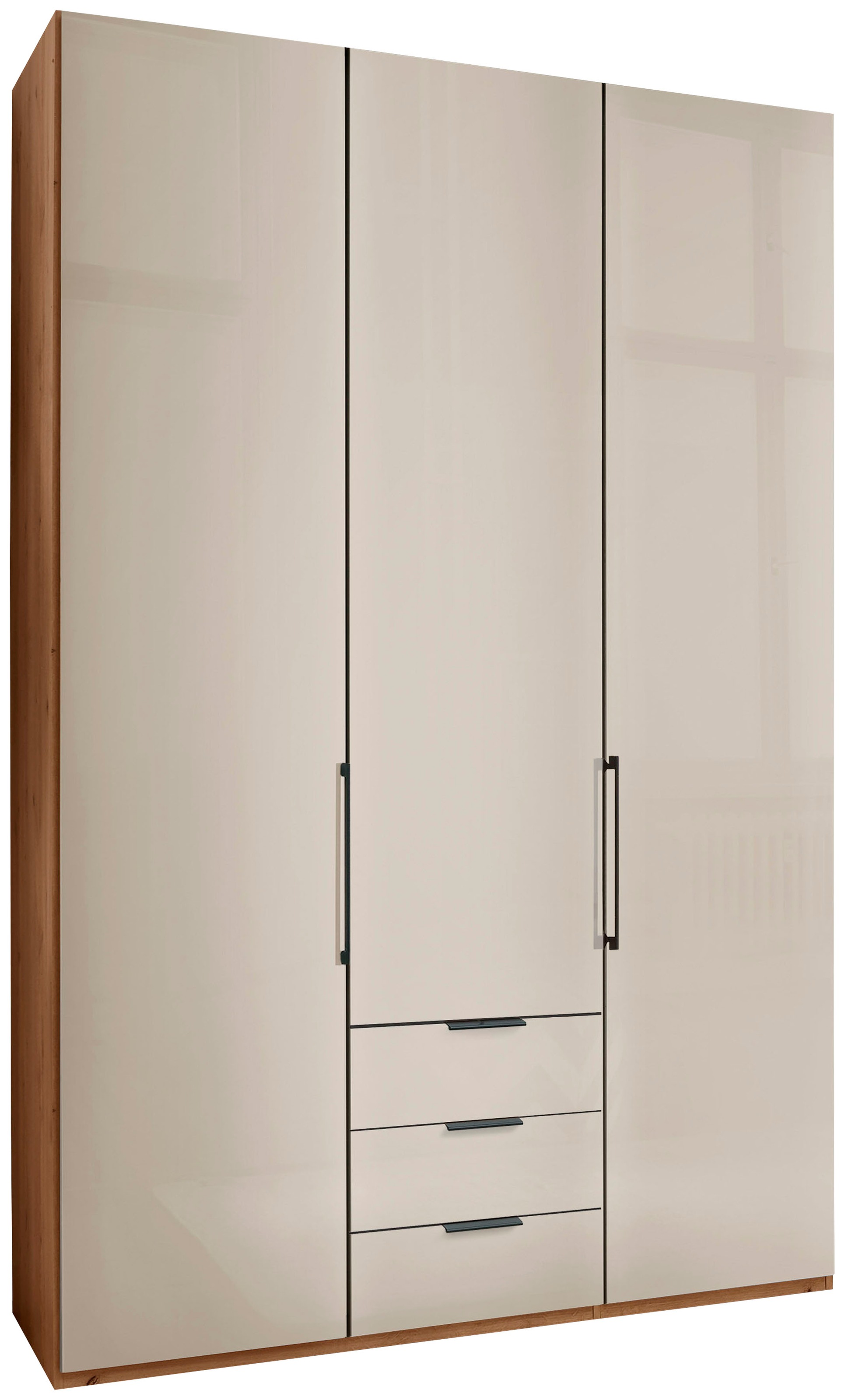 WIEMANN Drehtürenschrank "Monaco", mit Glasfront sowie hochwertigen Beschlä günstig online kaufen