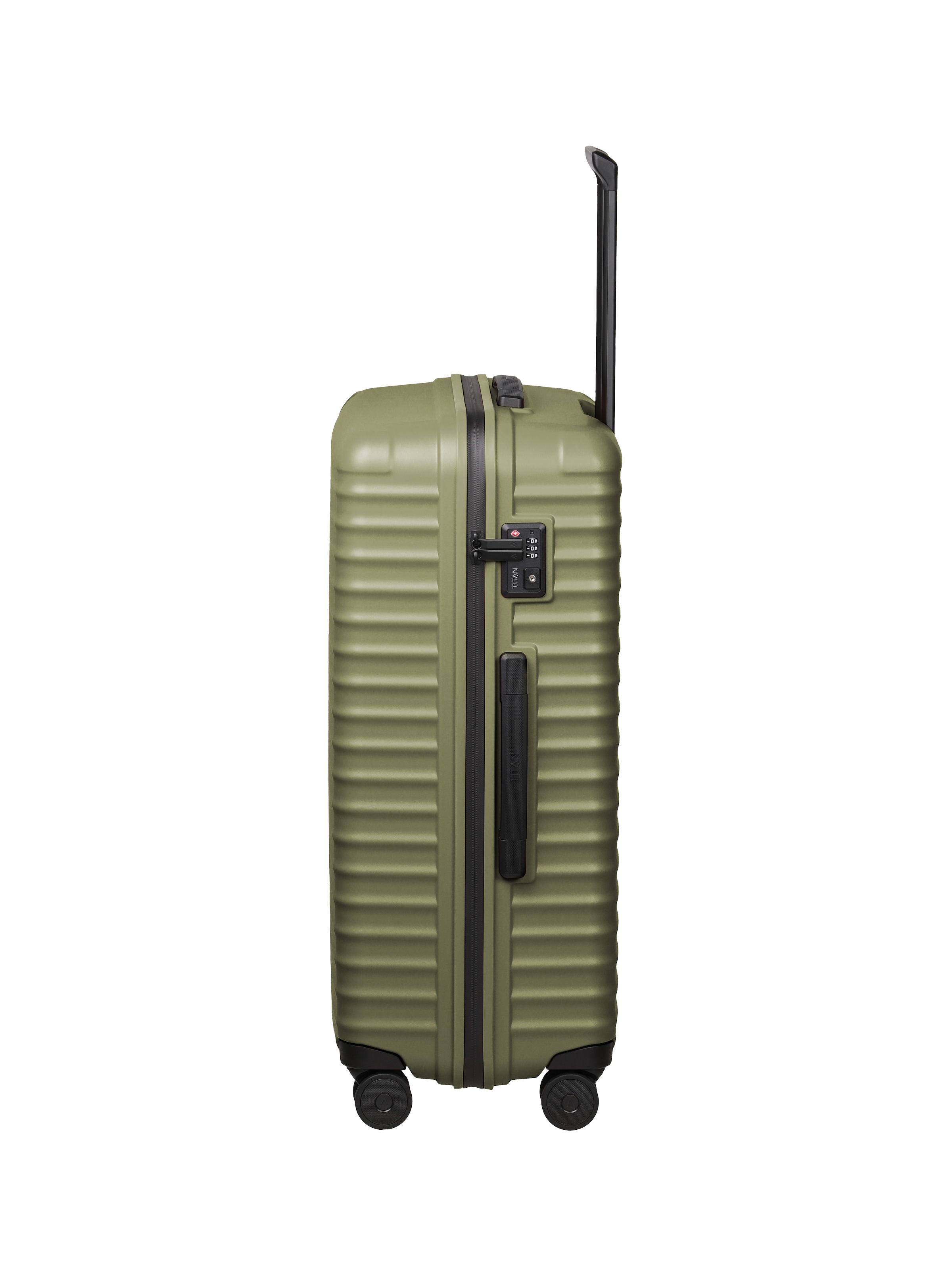 TITAN® Trolley »UPGRADE Koffer Hartschale« 100 l 4 Rollen mit kratzresistenter Oberfläche und cleverer Innenaufteilung