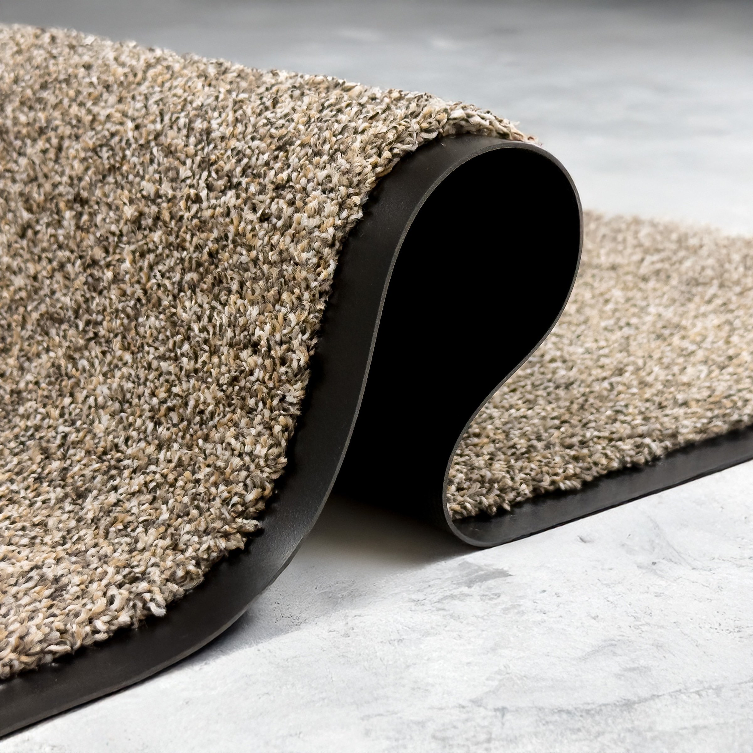 OTTO home Fußmatte »Vianne, Schmutzfangmatte Indoor, für Hausflur und Eingangsbereiche« rechteckig 10 mm Höhe Eingangsmatte, rutschfeste Unterseite, meliert, waschbar