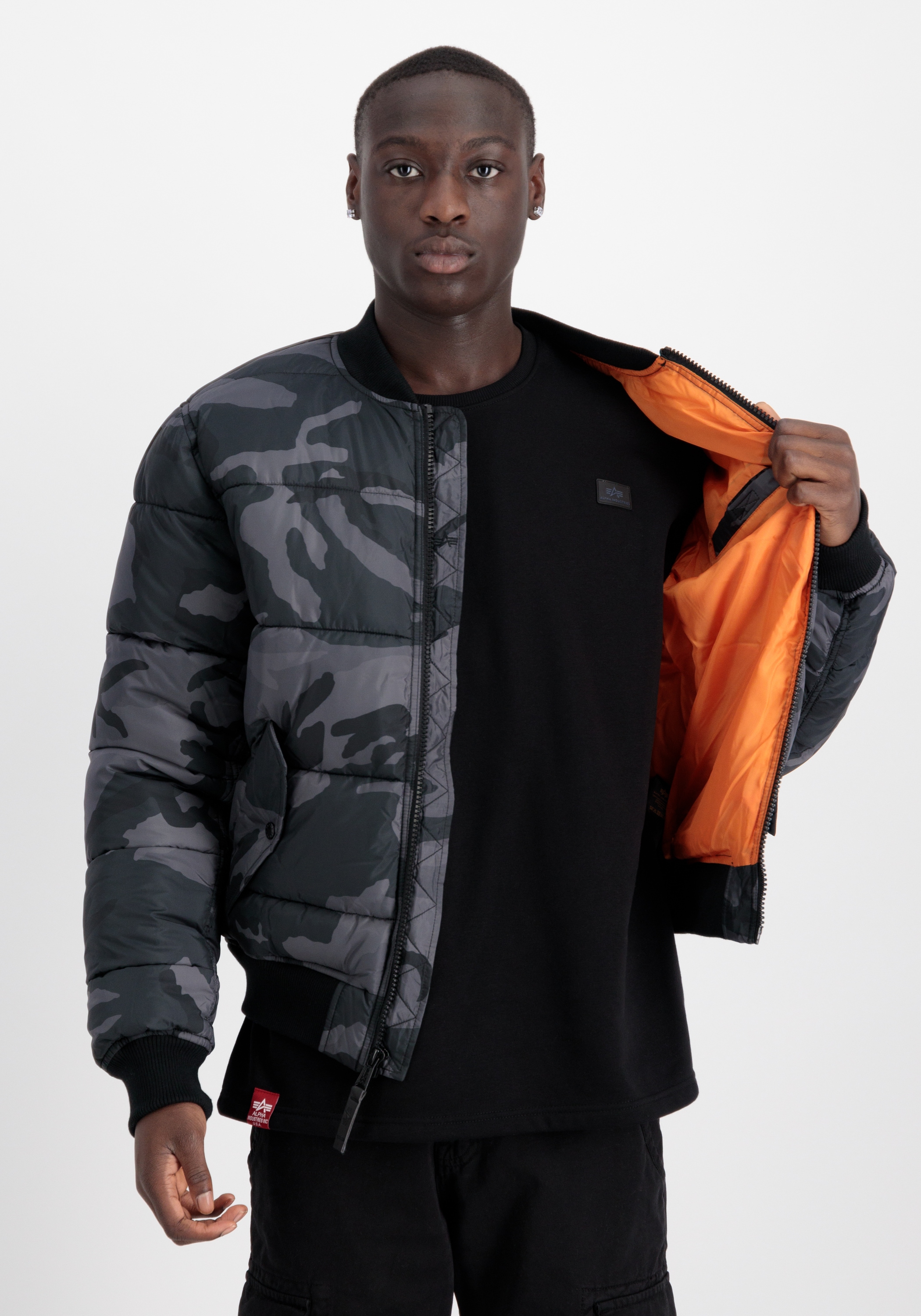 Alpha Industries Bomberjacke »Alpha Industries Men - Bomber Jackets MA-1 Puffer Bomber Camo«