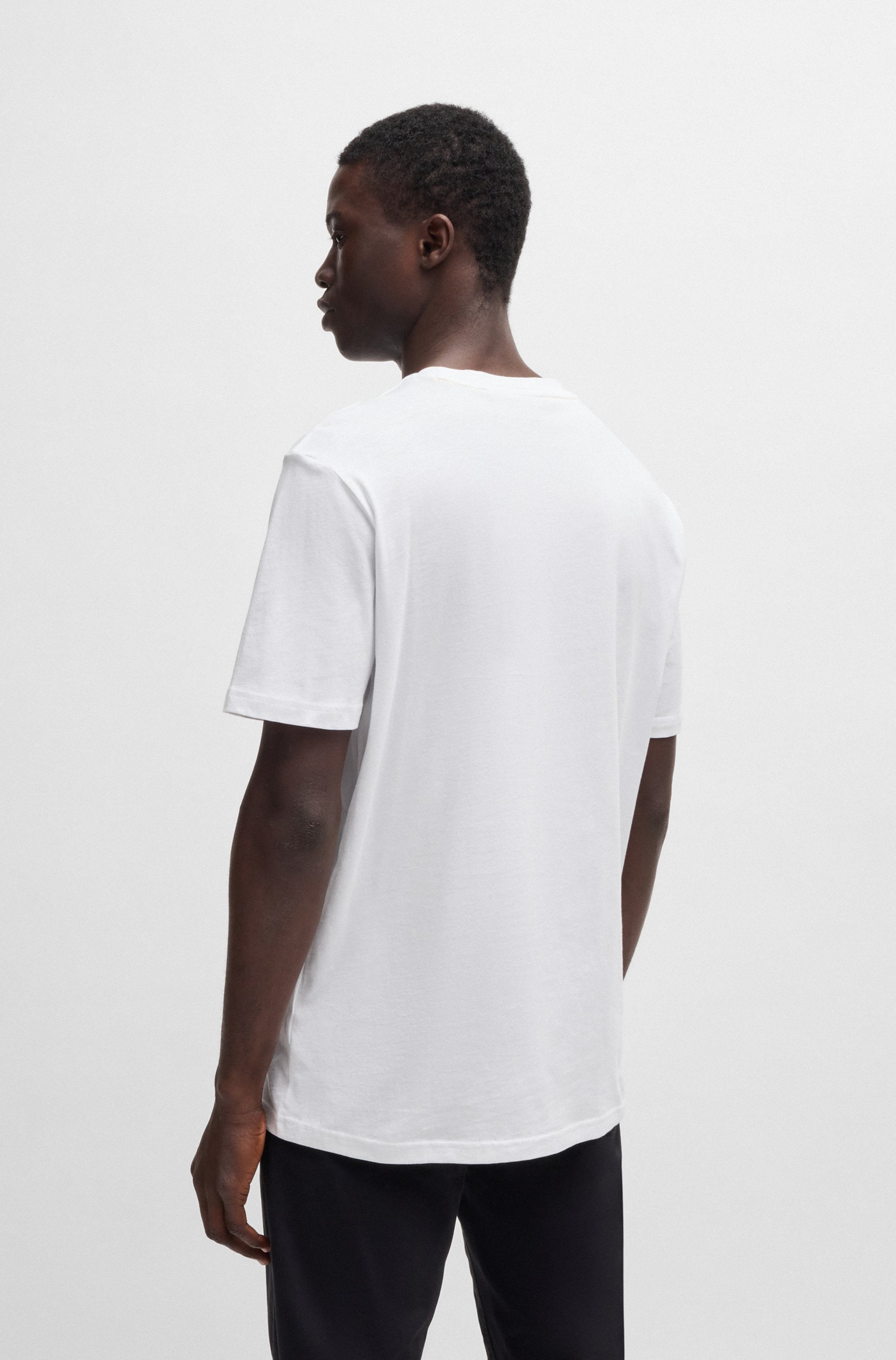BOSS ORANGE T-Shirt »Thinking«, mit großem BOSS Druck auf der Brust