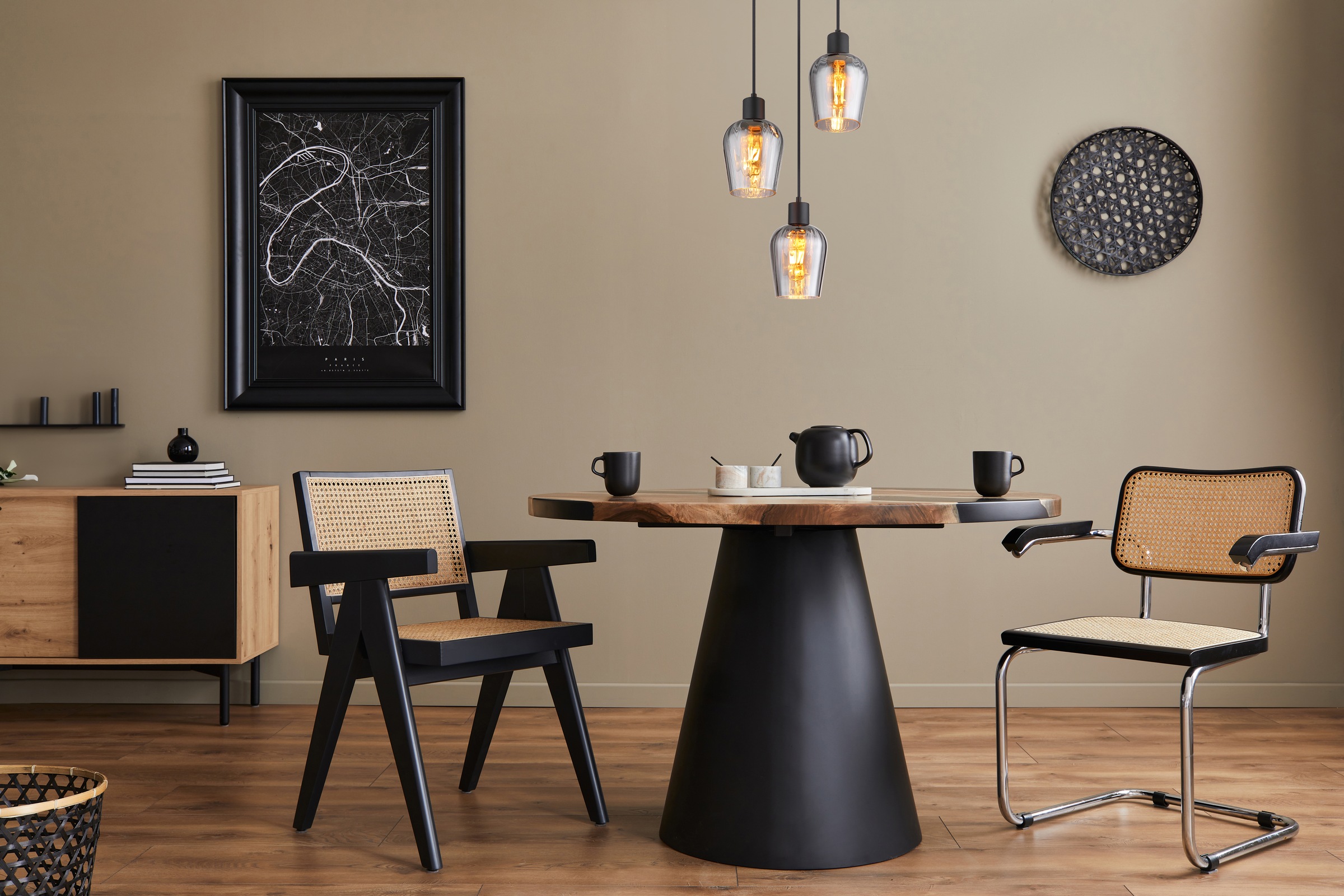 GLOBO LIGHTING Hängeleuchte »RYAN« E27 1 Stk. Hängelampe/Pendelleuchte/Essz günstig online kaufen