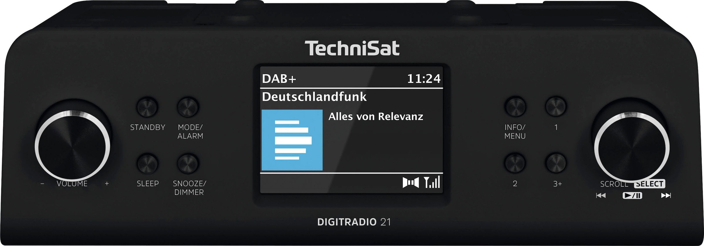 TechniSat Küchen-Radio »DIGITRADIO 21«, (A2DP Bluetooth-AVRCP Bluetooth  Digitalradio (DAB+)-UKW mit RDS 2 W), Unterbau-Radio,Küchen-Radio auf  Rechnung bestellen