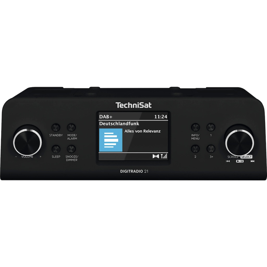 TechniSat Küchen-Radio »DIGITRADIO 21«, (A2DP Bluetooth-AVRCP Bluetooth Digitalradio (DAB+)-UKW mit RDS 2 W)