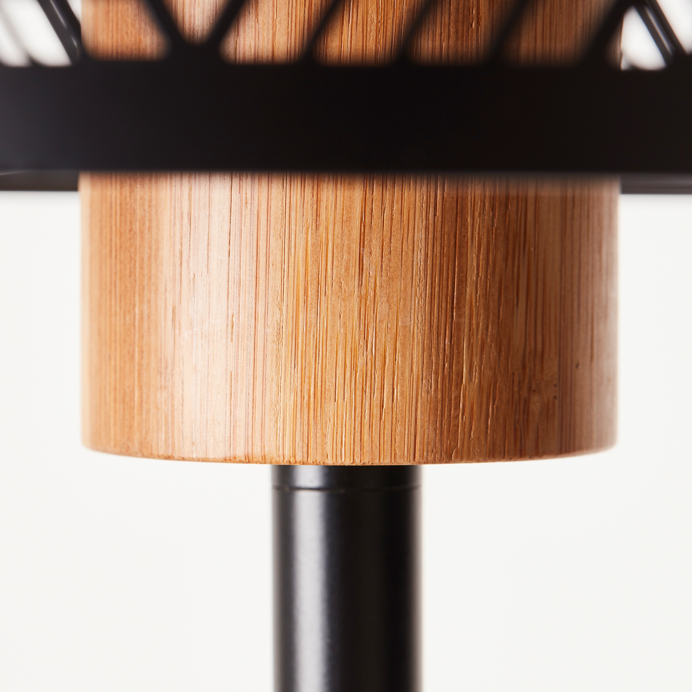 Brilliant Stehlampe »Santy«, 1 flammig, Leuchtmittel E27 | ohne Leuchtmittel, 161 x 29 cm, E27, Metall/Bambus, schwarz/natur