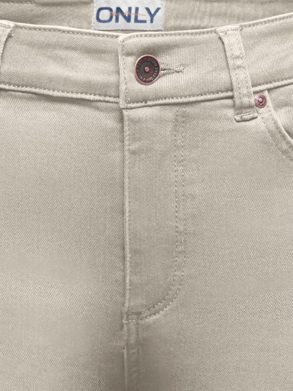 ONLY Bootcuthose »ONLBLUSH MID FLARED COLOUR PANT PNT NOOS«  Baumwollmischung, bootcut fit