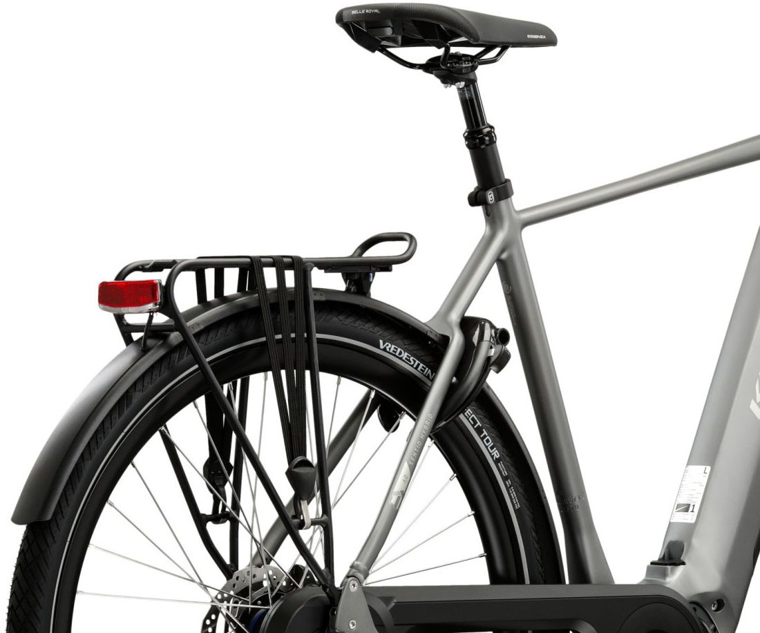 Kross »E-Citybike Damen Sentio 6.0 28" rot - Shimano Mittelmotor« 8 Gang Shimano Nexus Schaltwerk Nabenschaltung Mittelmotor 250 W SHIMANO 36 V/250 W E6100, Mittelmotor