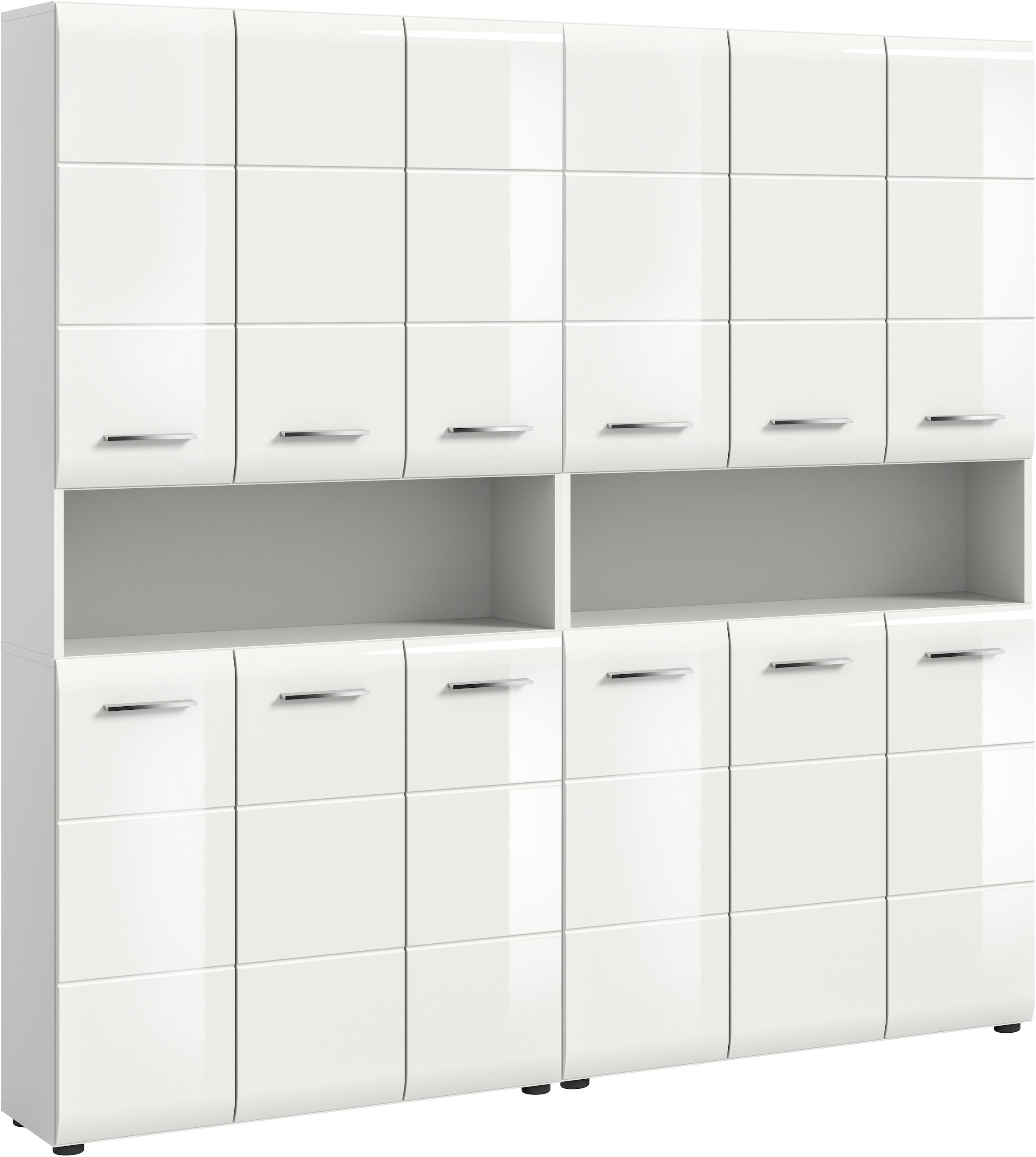 INOSIGN Badezimmer-Set Set, 2 Stk. tlg. Florenz, Badkombination 2-tlg. Weiß günstig online kaufen