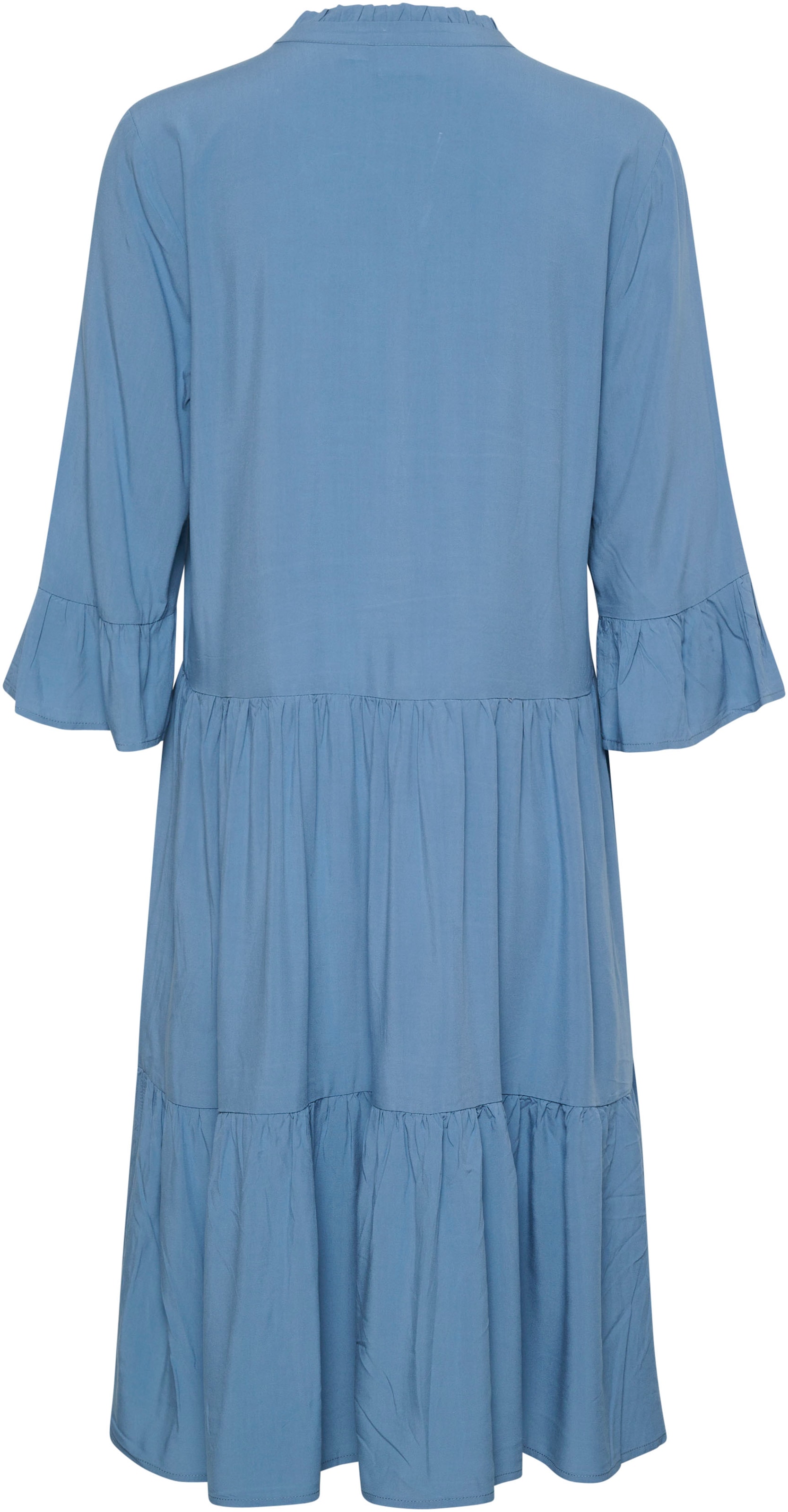 Saint Tropez Blusenkleid »EdaSZ Dress«, mit Volant und 3/4 Ärmel