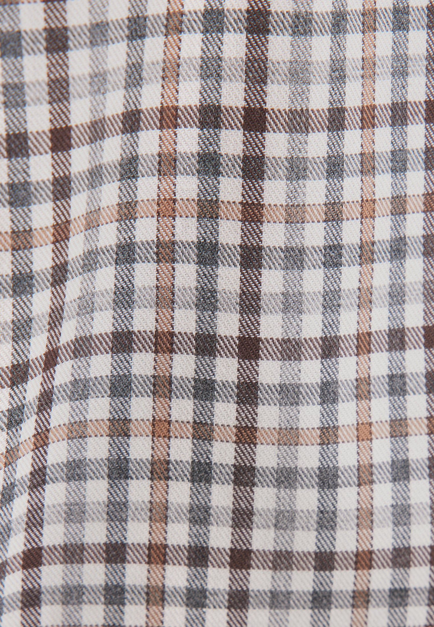 seidensticker Flanellhemd »Schwarze Rose«, Slim 1/1 Button-Down-Kragen Karo