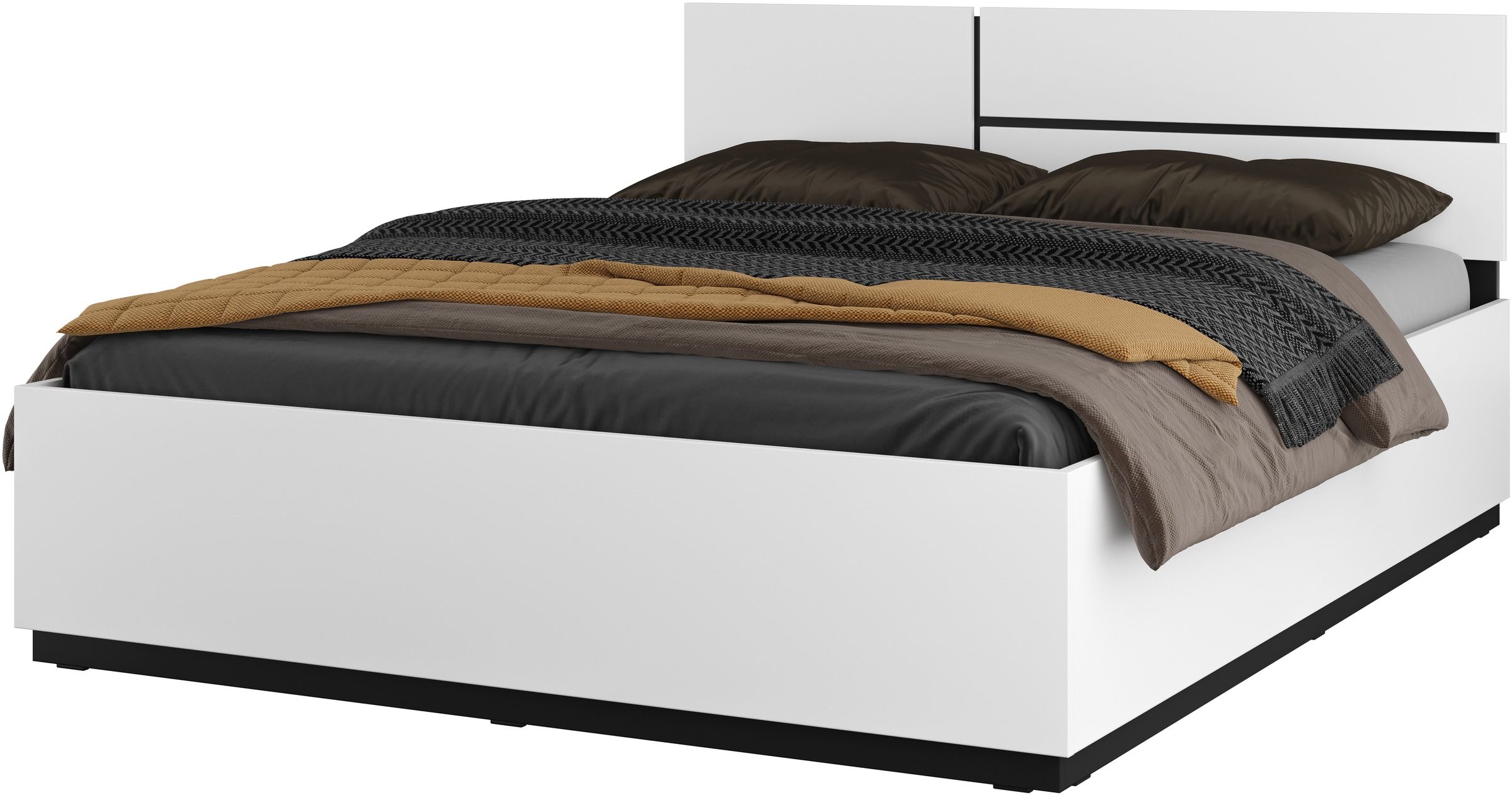 OTTO home Bett »Cross, moderner Bettrahmen« Doppelbett in zwei Grössen, sta günstig online kaufen