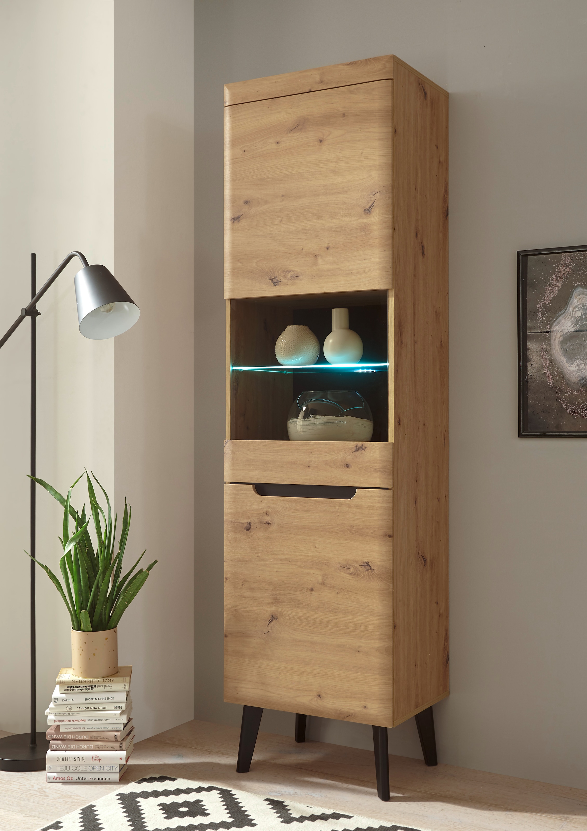 INOSIGN Vitrine »Torge, Hochschrank, Glasvitrine, Standvitrine, Vitrinensch günstig online kaufen