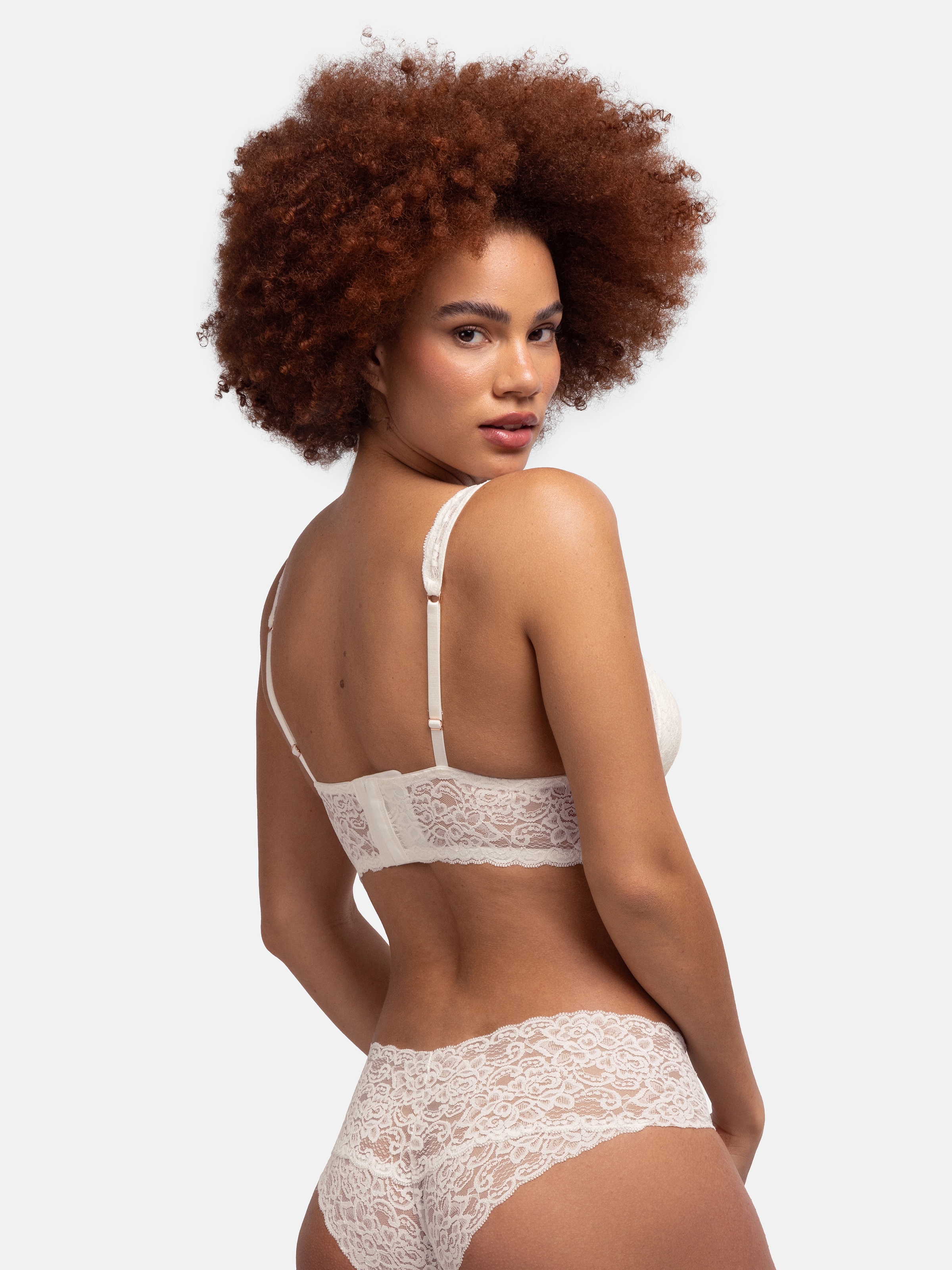 Dorina Bralette »LANA-2PP«, ohne Bügel, florale Spitze, breites Unterbrustband