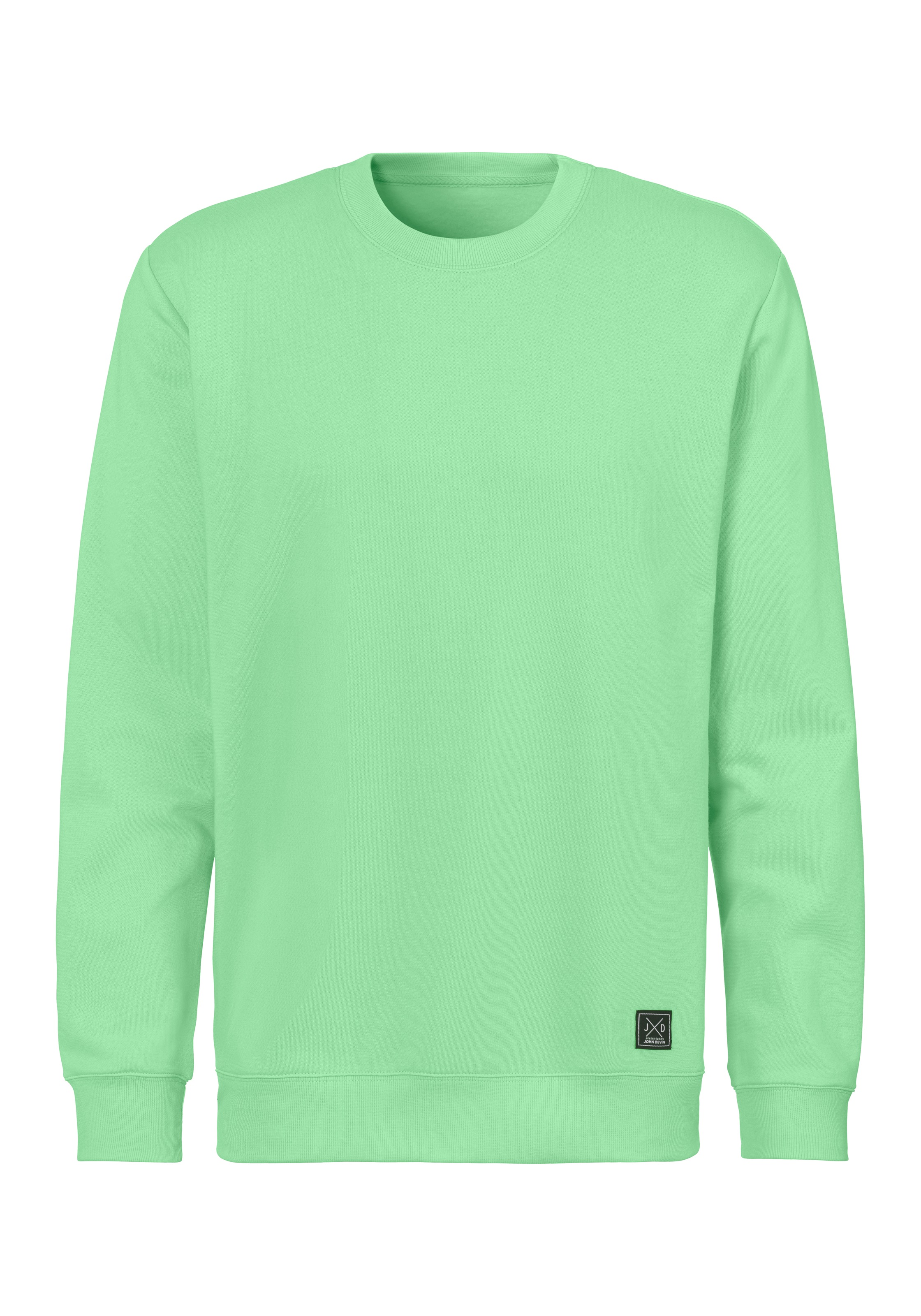 John Devin Sweatshirt, Langarm, Sweatshirt mit Rundhals, Baumwollmischung