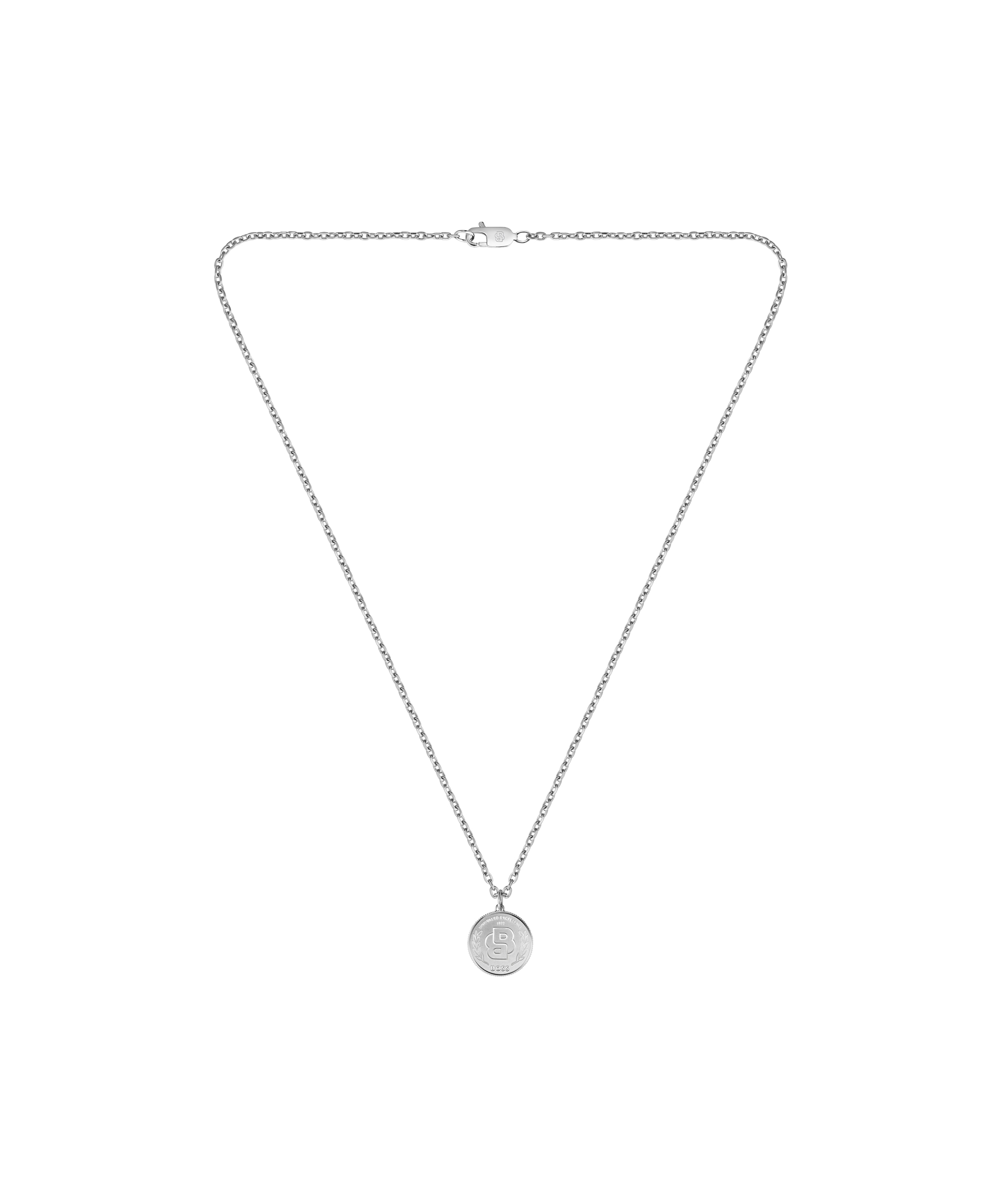 BOSS Kette mit Anhänger »DOUBLE B COIN«